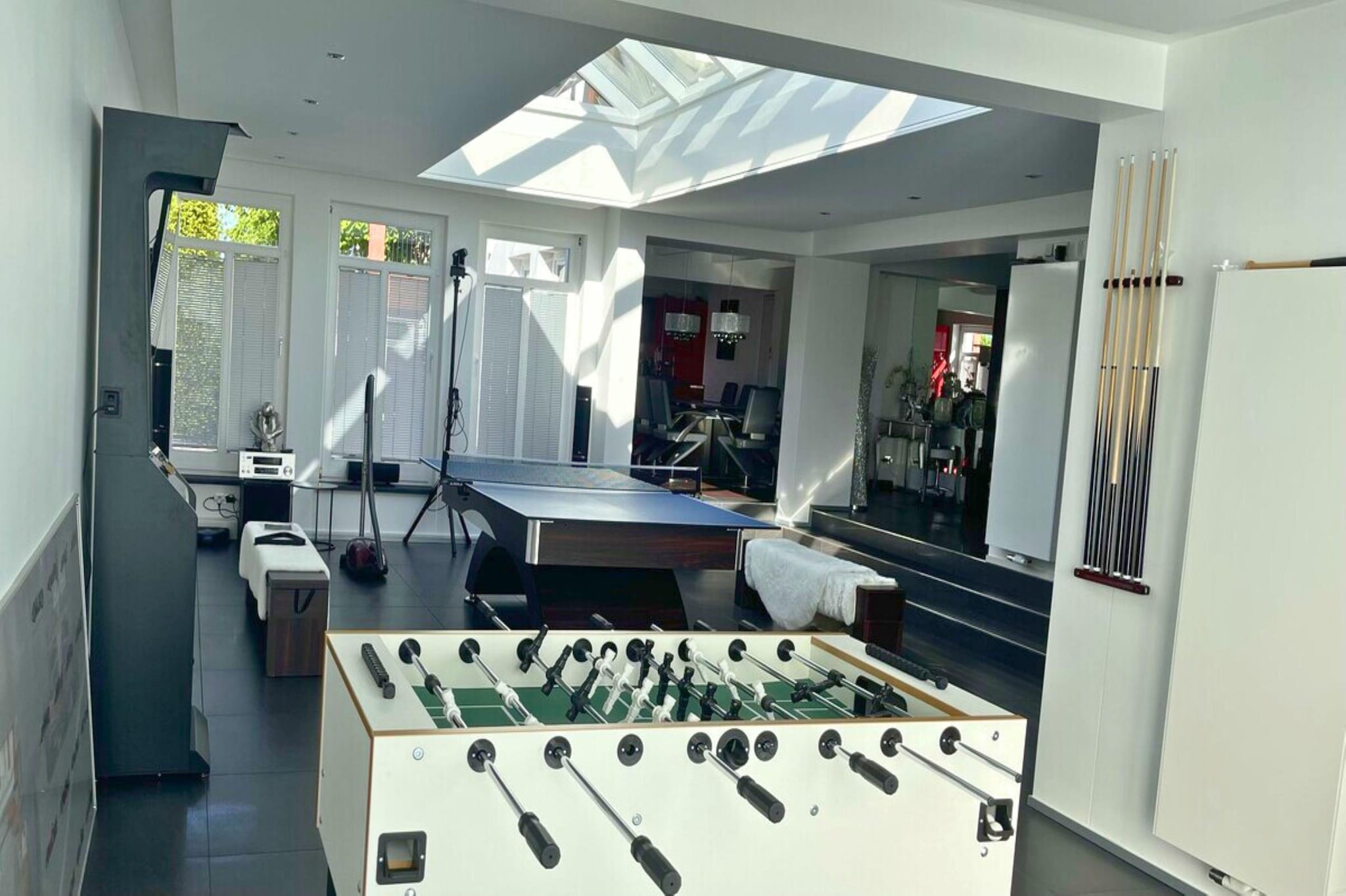 Große Fewo mit Freizeitraum in Kastellaun-Recreatieruimte