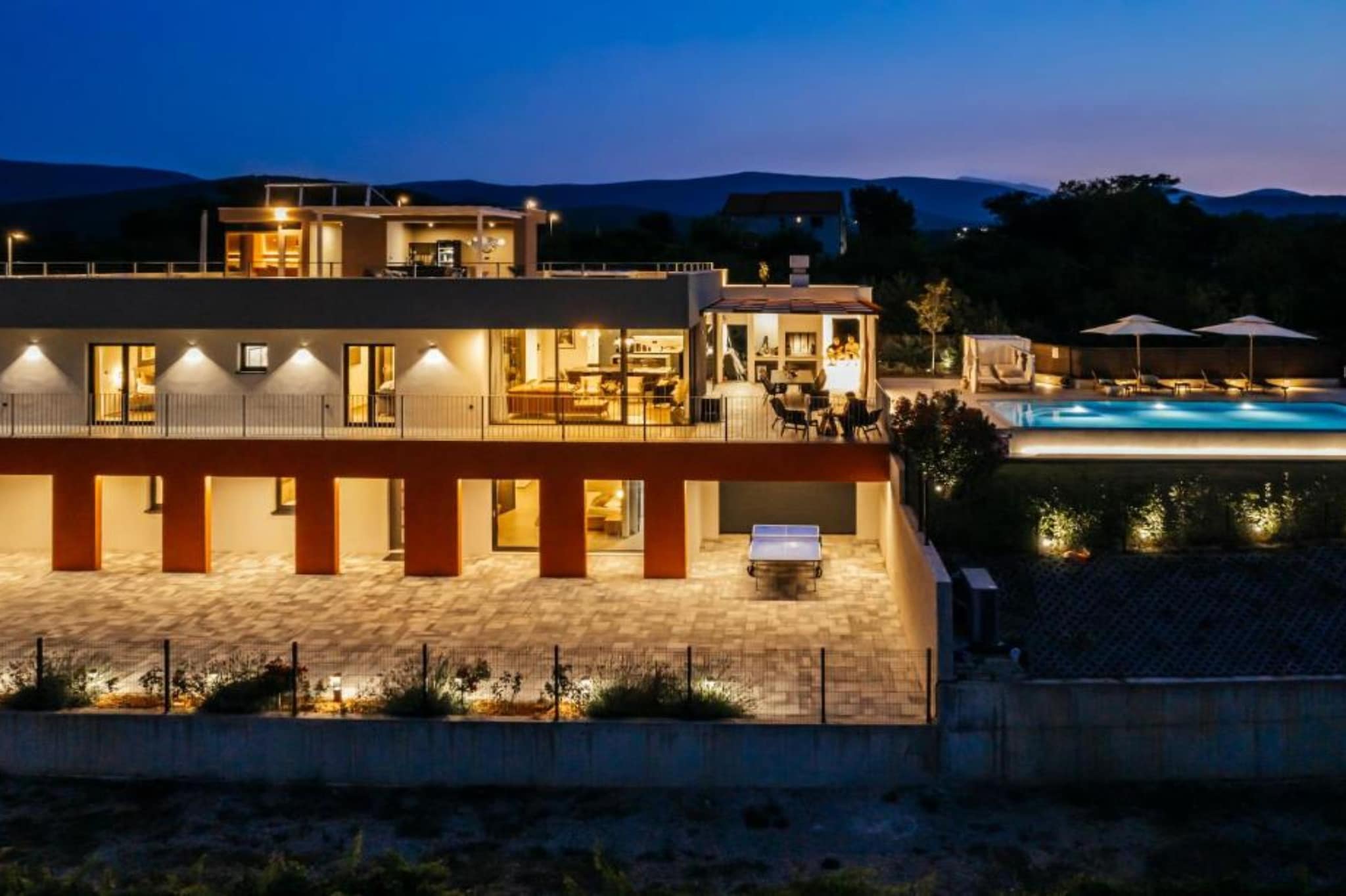 Luxury Villa Lara with Heated Pool, Hot-Tub and Sauna - Six Bedroom Villa with Pool-Outdoor