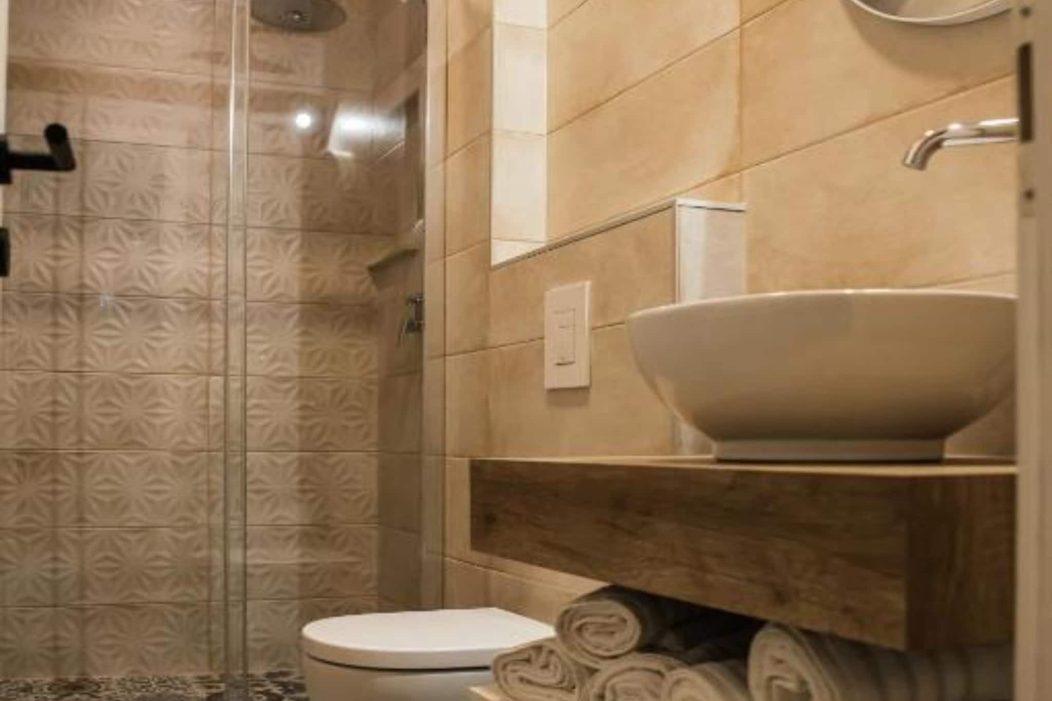 Luxury Villa Lara with Heated Pool, Hot-Tub and Sauna - Six Bedroom Villa with Pool-Bathroom