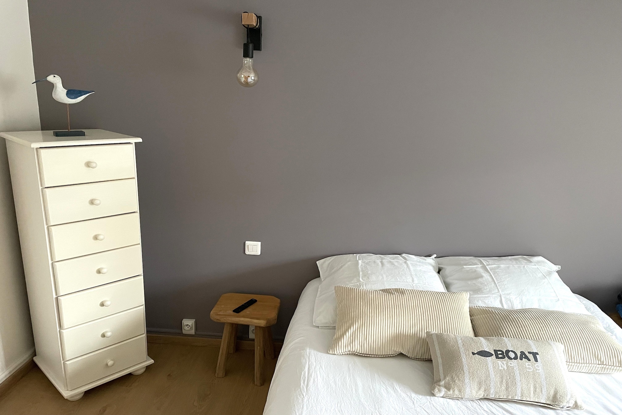 Maison de ville avec terrasse/jardin Guerlesquin-Slaapkamer