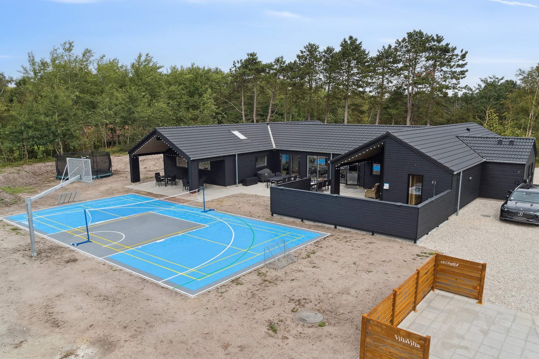 5 Sterne Ferienhaus in Rødby-Im Freien