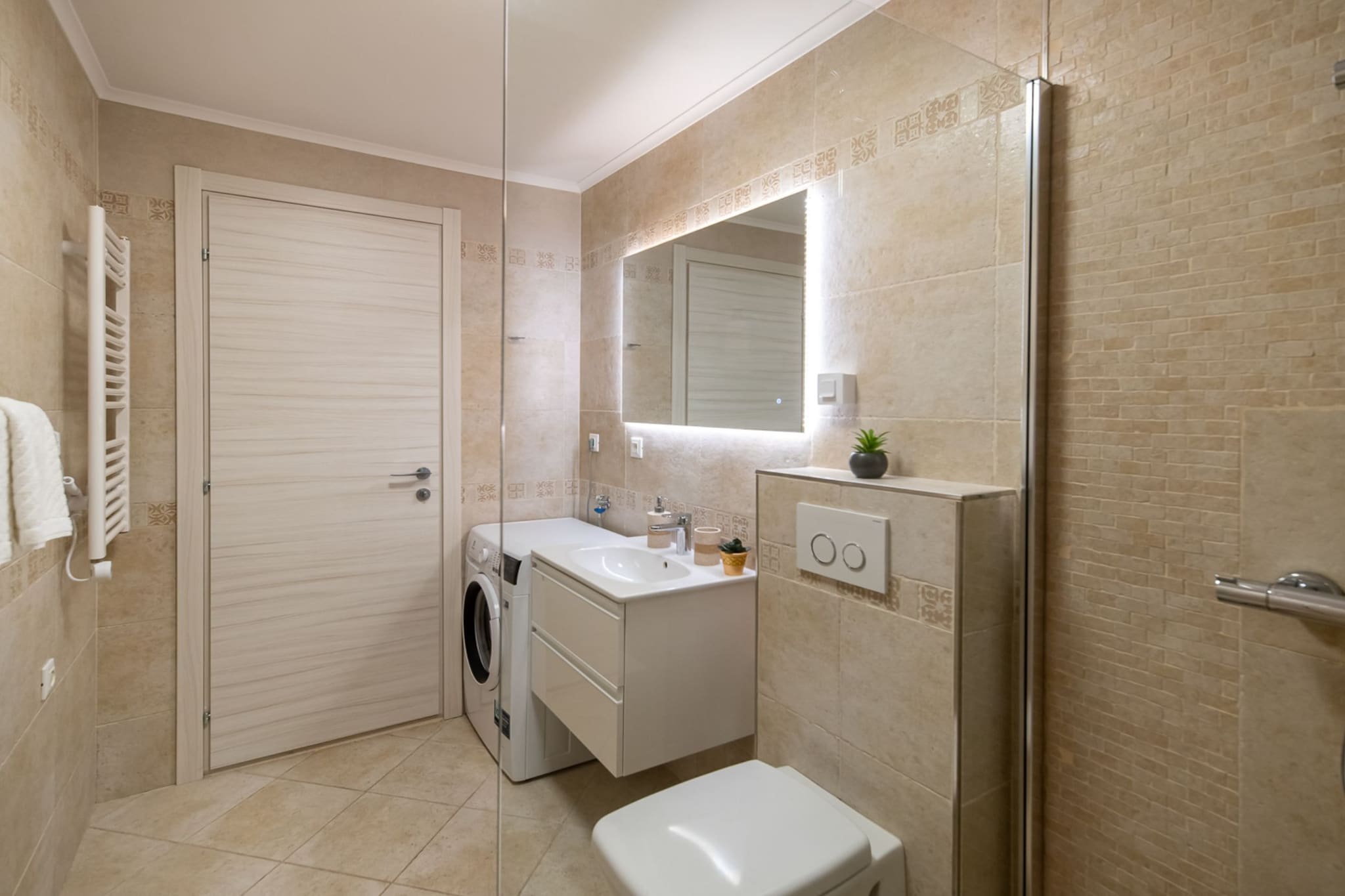 Apartments Sweet Escape - Two Bedroom Apartment with Terrace and Sea View-Badkamer