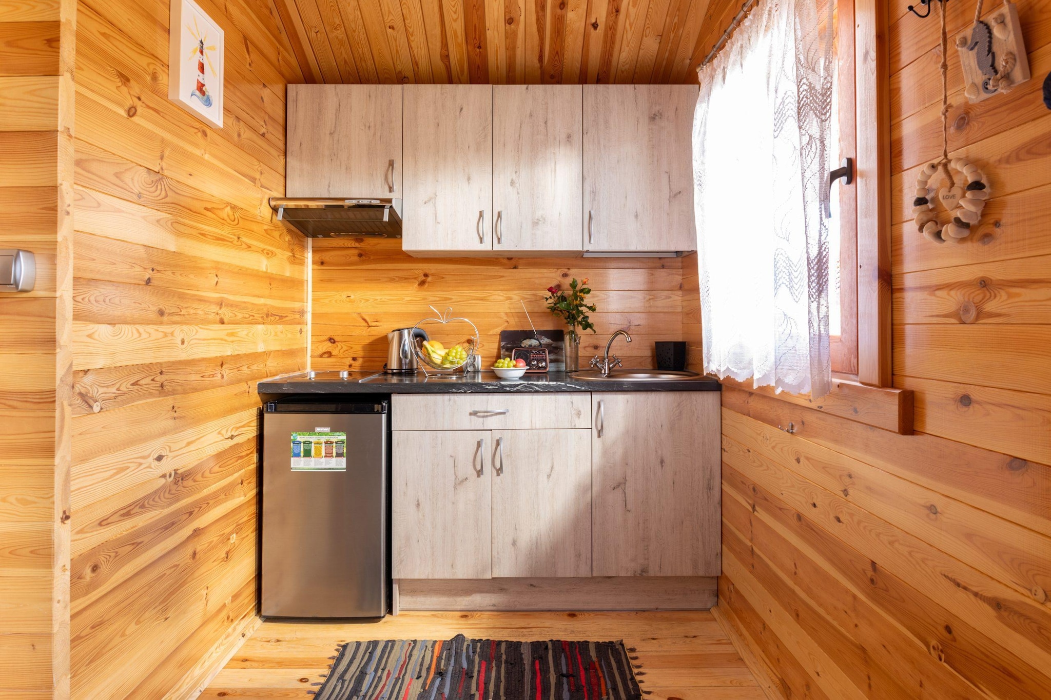 Parterowe domki wakacyjne dla 5 osób w Gąskach-Kitchen