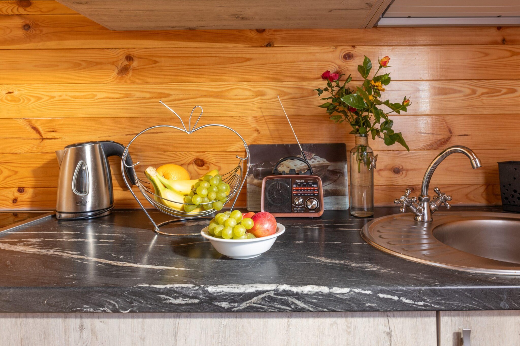 Parterowe domki wakacyjne dla 6 osób w Gąskach-Kitchen