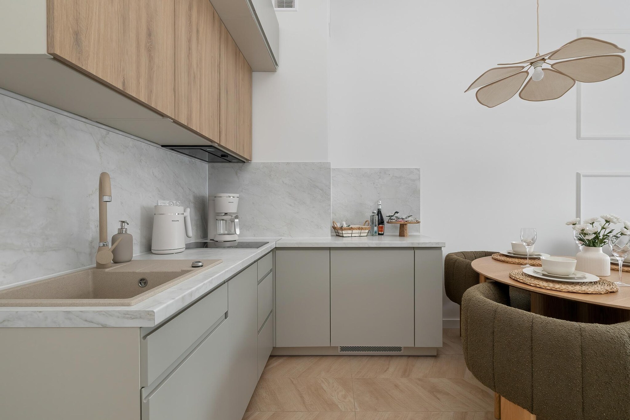 Apartament Powstańców WLKP 16E-25 Pobierowo - Keuken