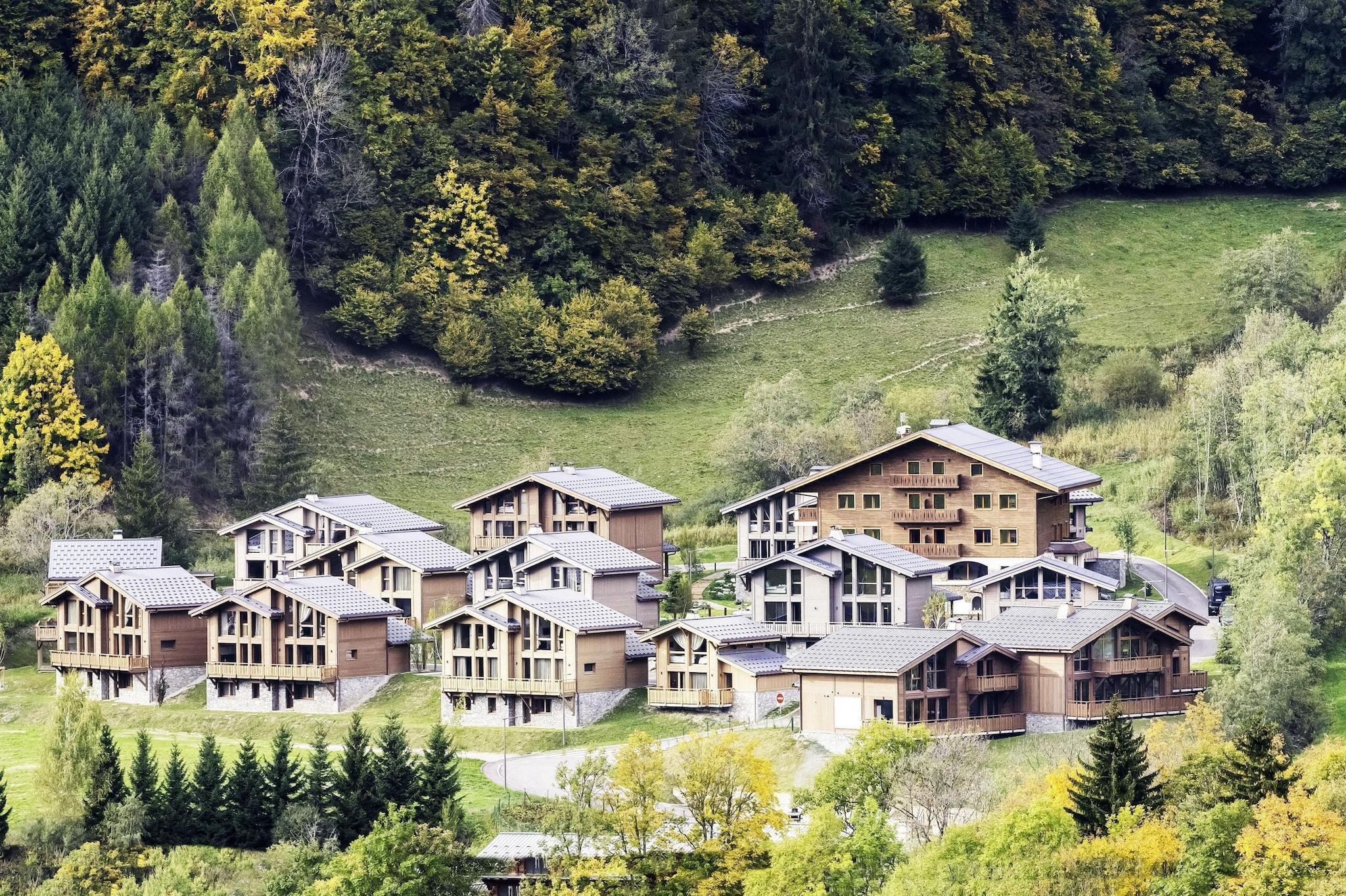 Les Portes de Megève 12-Gebieden zomer 1km