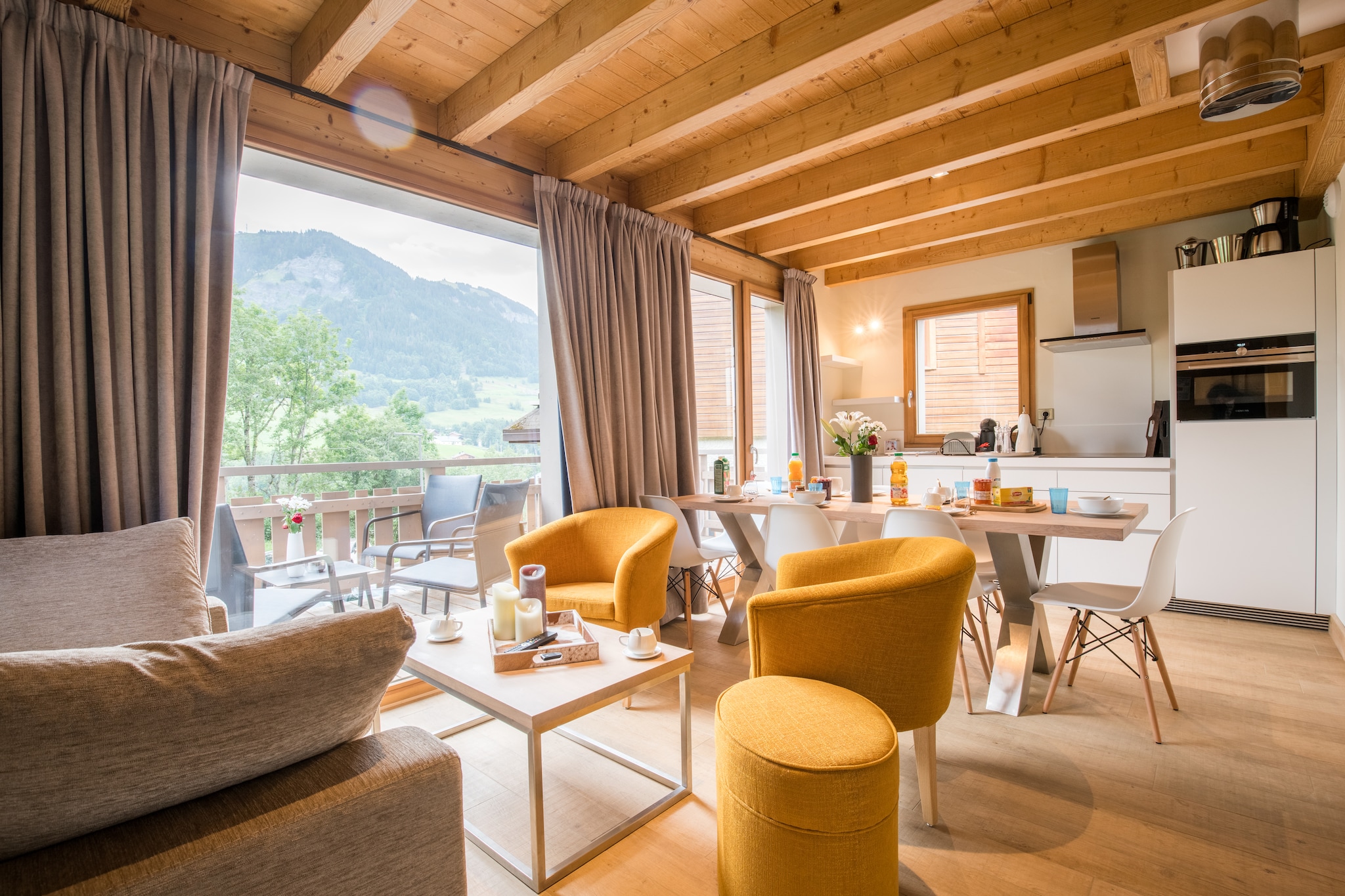Les Portes de Megève 14-Woonkamer