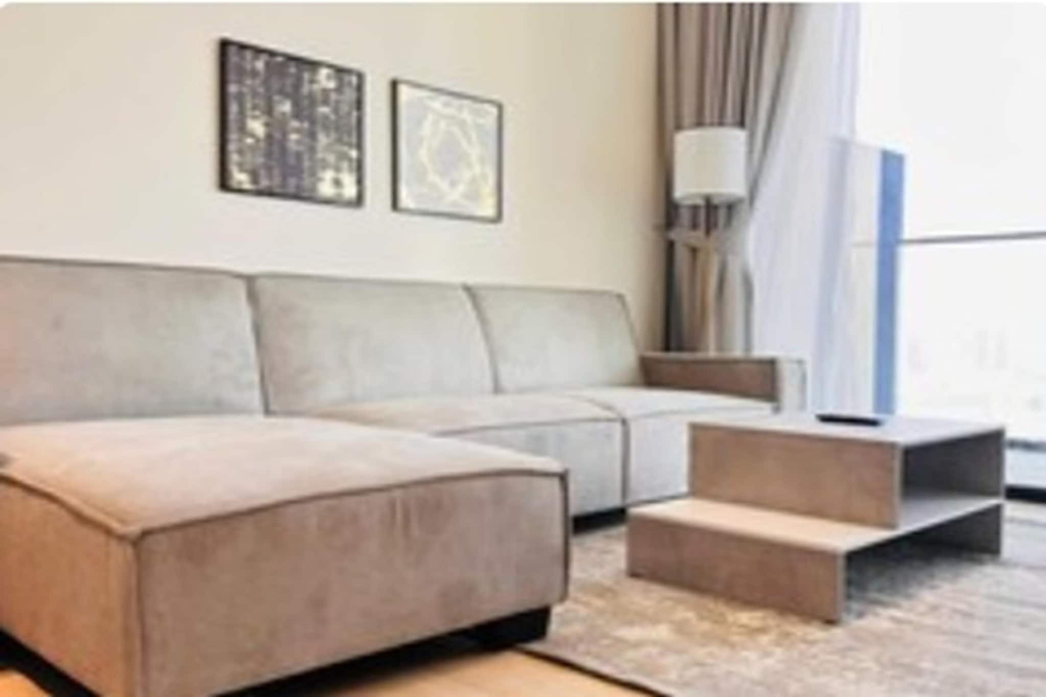 Experience upscale urban living in the heart of Dubai with Dancenter Premium 2 Bedroom at Creek Horizon — a stylish and spacious apartment designed for families, business travelers, and vacationers seeking a premium stay. Located in one of Dubai’s most sought-after developments, this fully serviced 2-bedroom apartment offers stunning views, top-tier amenities, and seamless convenience for your stay.

🌟 Why Guests Love It
🏊 Indoor swimming pool – open year-round and suitable for all ages

🧖 On-site spa & wellness centre – relax, unwind, and recharge

💪 Modern fitness centre – stay active at your own pace

🚗 Free private parking (no reservation needed) + street parking available

📶 Free high-speed WiFi in all areas

🛎️ Room service, daily housekeeping, and 24/7 security for a worry-free stay

🛌 Stylish & Comfortable Interiors
This premium 2-bedroom apartment features:

Air conditioning, fan, and tile/marble flooring for optimal comfort

Two spacious bedrooms with linen, wardrobe, and interconnected rooms (available on request)

Private bathrooms with shower, toilet, slippers, free toiletries, towels, and hairdryer

Flat-screen TV with cable and satellite channels, telephone, and spacious seating area

🍴 Fully Equipped Kitchen & Dining
Perfect for families or longer stays:

Dining table, electric kettle, cleaning products

Full kitchen setup for meal prep or enjoying your favorite takeout

🌇 Relax with a View
Enjoy peaceful moments on the outdoor furniture while soaking in the scenic views of Dubai Creek and the surrounding skyline.

🛎️ Thoughtful Services
Wake-up service, luggage storage, and lockers

Iron, ironing facilities, and full laundry service available

Lift access and facilities for disabled guests ensure accessibility for everyone

🔐 Safety & Security
Feel at ease with:

24-hour security, CCTV surveillance, smoke alarms, and fire extinguishers

Key access, security alarm, and safety deposit box

👨‍👩‍👧 Family-Friendly
All children welcome

Children aged 7 and above are considered adults at this property

Spacious layout ideal for families or small groups

🌍 Languages Spoken
Our multilingual team speaks Arabic and English, ready to assist with anything you need.