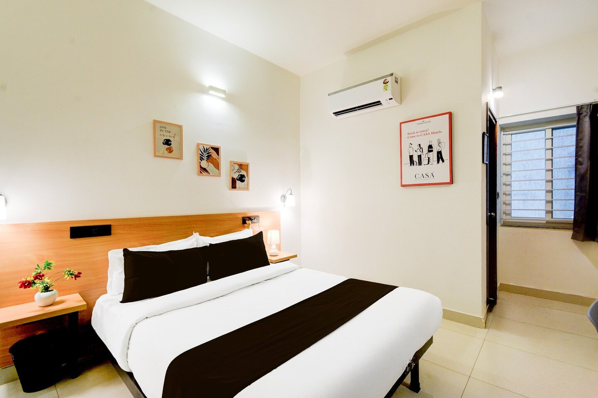 Super Townhouse Casa Grand Miyapur is situated in Hyderabad, 11 km from ISB and 16 km from City Centre Mall. Featuring a shared lounge, the 3-star hotel has air-conditioned rooms with free WiFi, each with a private bathroom. The accommodation features a shared kitchen and room service for guests.
All rooms at the hotel are fitted with a seating area and a flat-screen TV with cable channels. The rooms have a desk.
A continental breakfast is available at Super Townhouse Casa Grand Miyapur.
Speaking both English and Hindi, staff at the reception can help you plan your stay.
Golkonda Fort is 16 km from the accommodation, while Ravindra Bharathi is 17 km from the property. Rajiv Gandhi International Airport is 37 km away.
Early Check-In Policy: A full day’s room rate will be charged for check-ins before 6:00 AM. Complimentary early check-in is available between 6:00 AM and 10:00 AM, subject to room availability.
Check-in is only available to guests aged 18 and above. Please provide a government-issued ID to confirm your age.