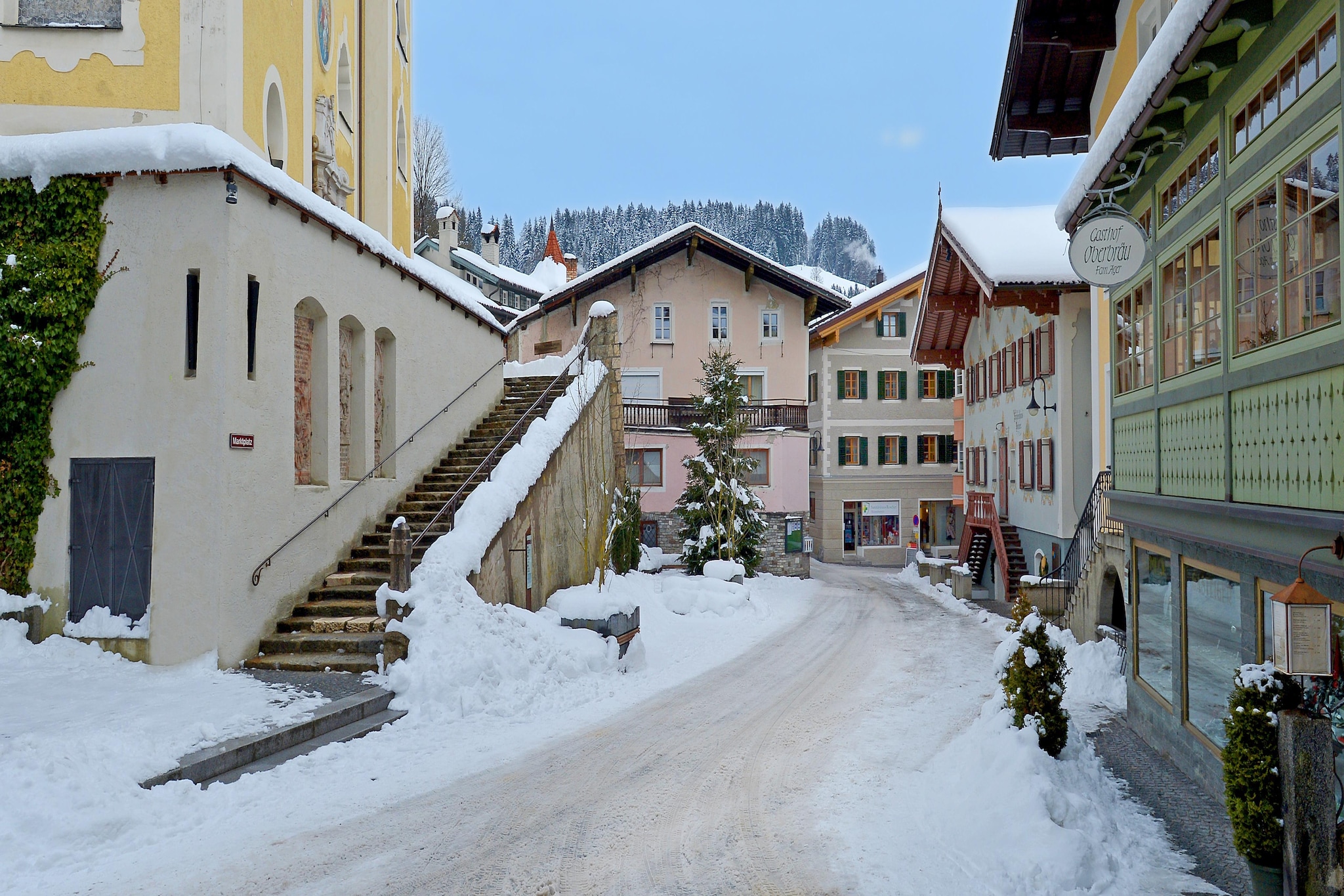Jägerhaus Appartements-Außenbereich Winter