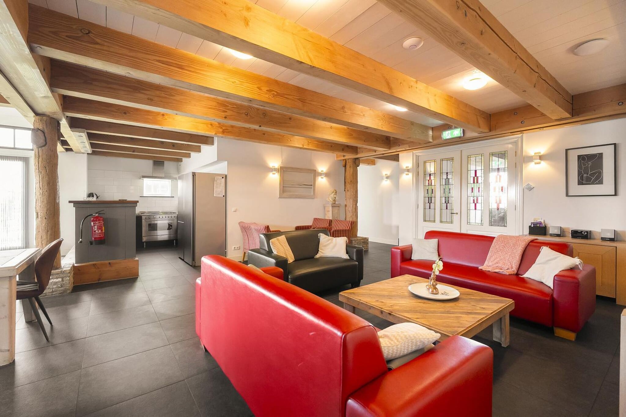 Groepsaccomodatie - Balkenhoeve - Wohnzimmer