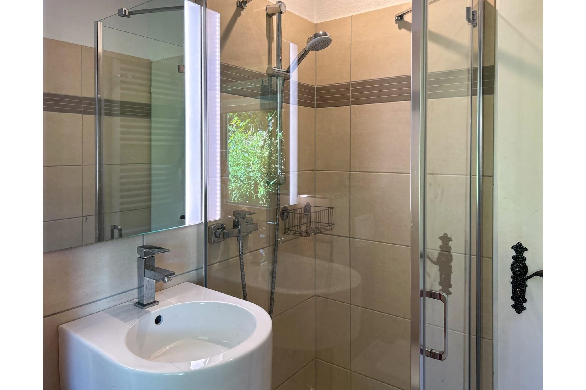 Höhenblick-Badezimmer