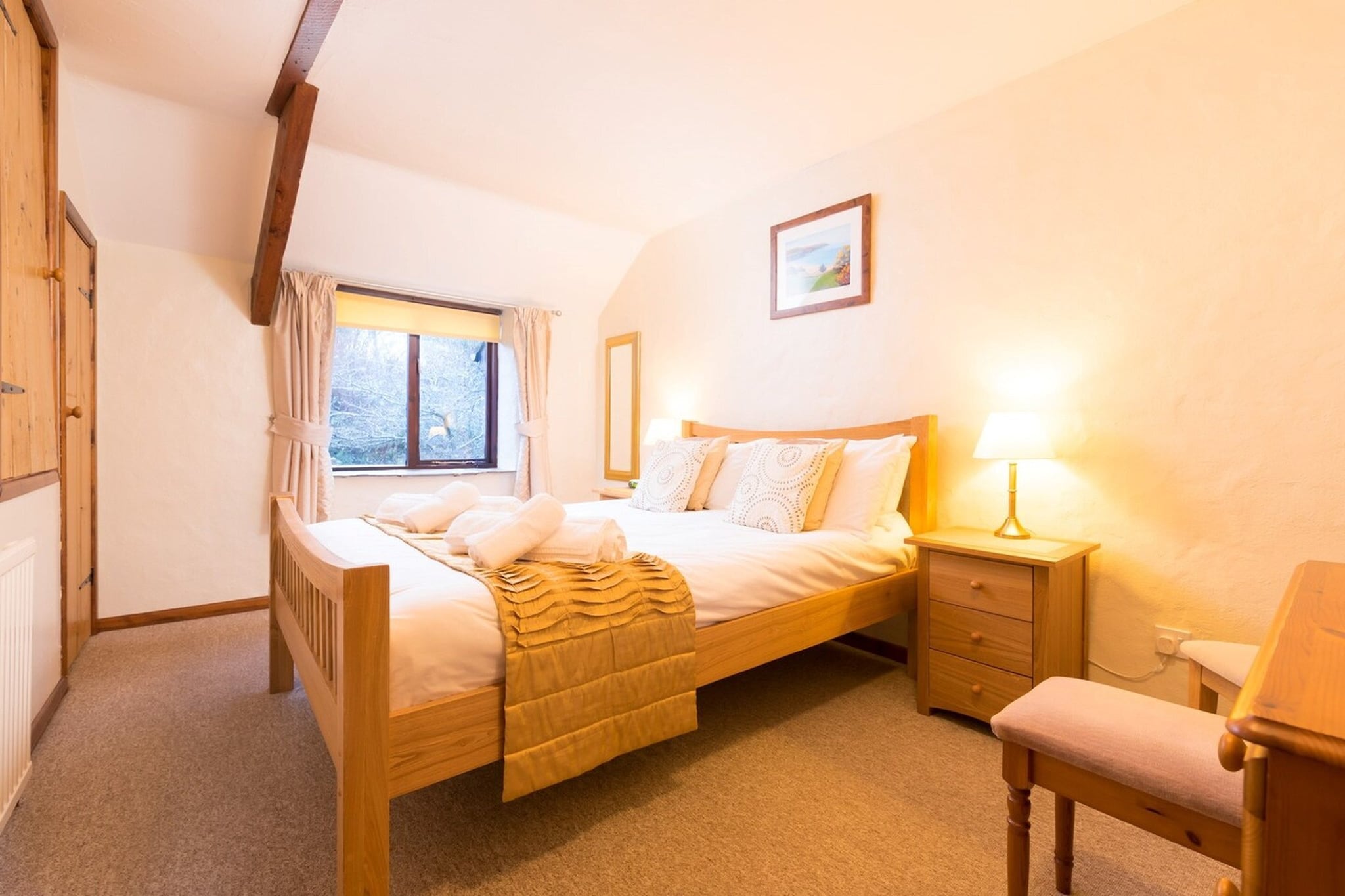 The Byre Cottages-Schlafzimmer