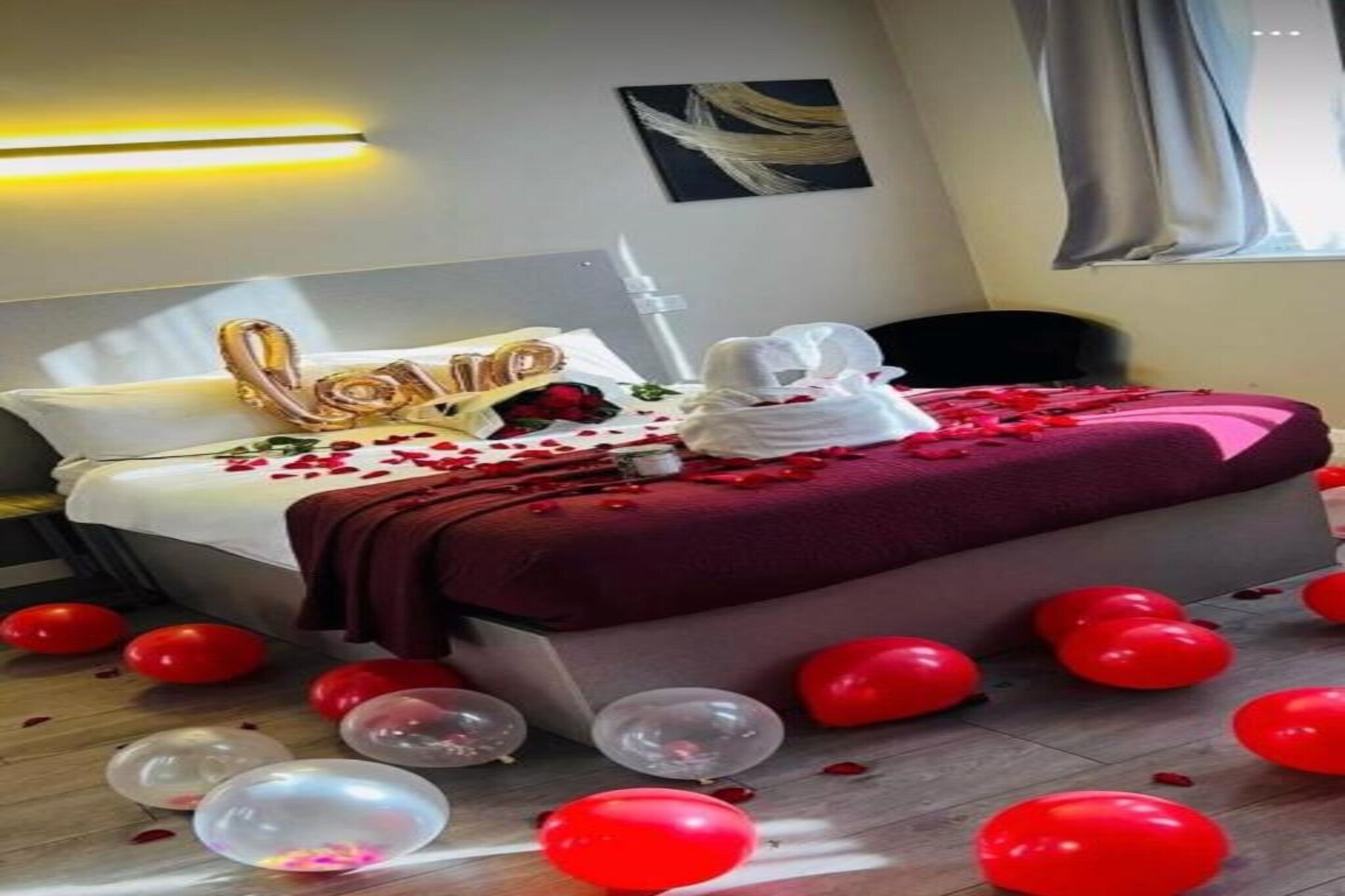 Standard Double room with no window-Slaapkamer