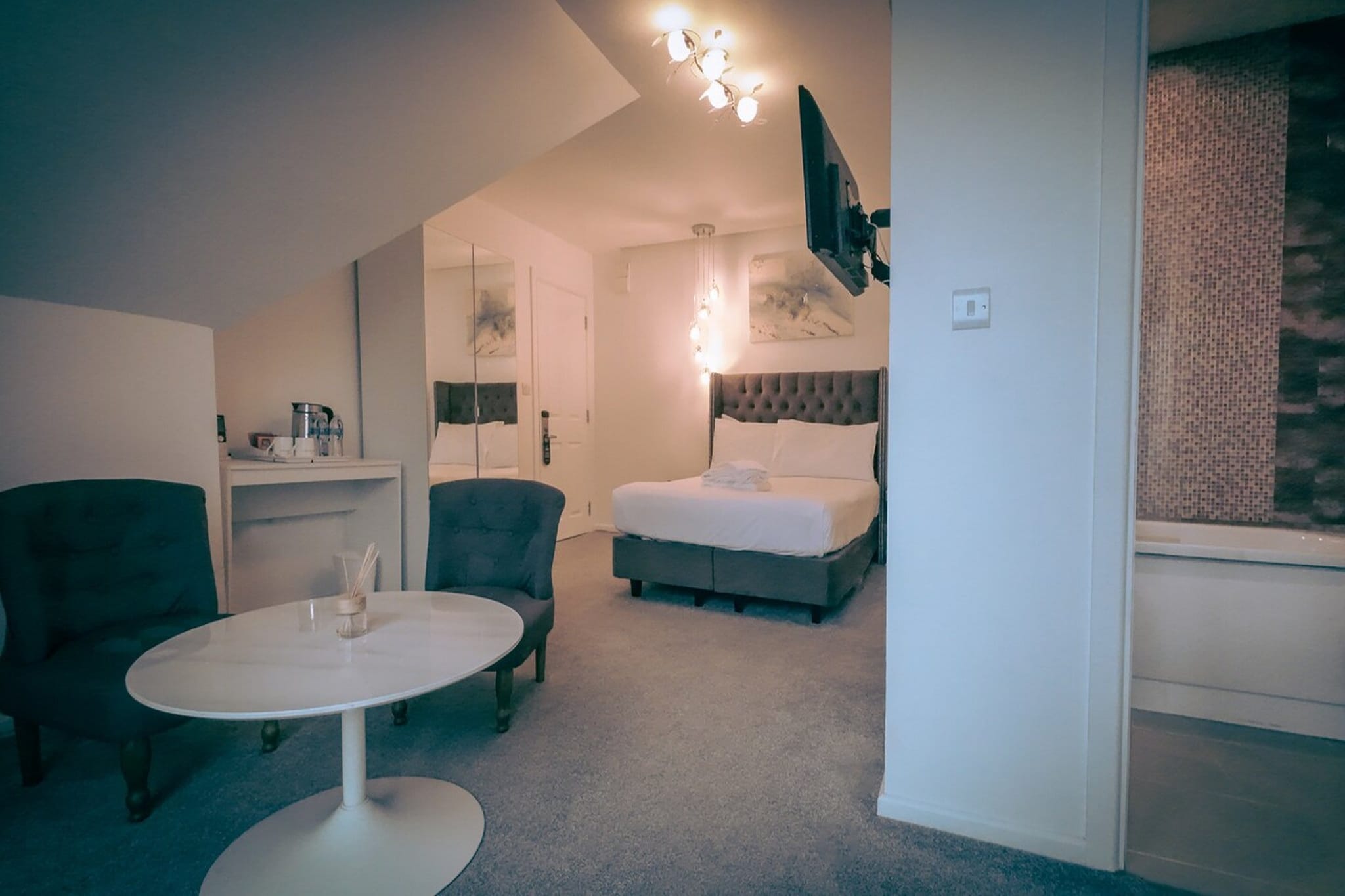 Small Premium Double with Balcony & Sea View - Schlafzimmer