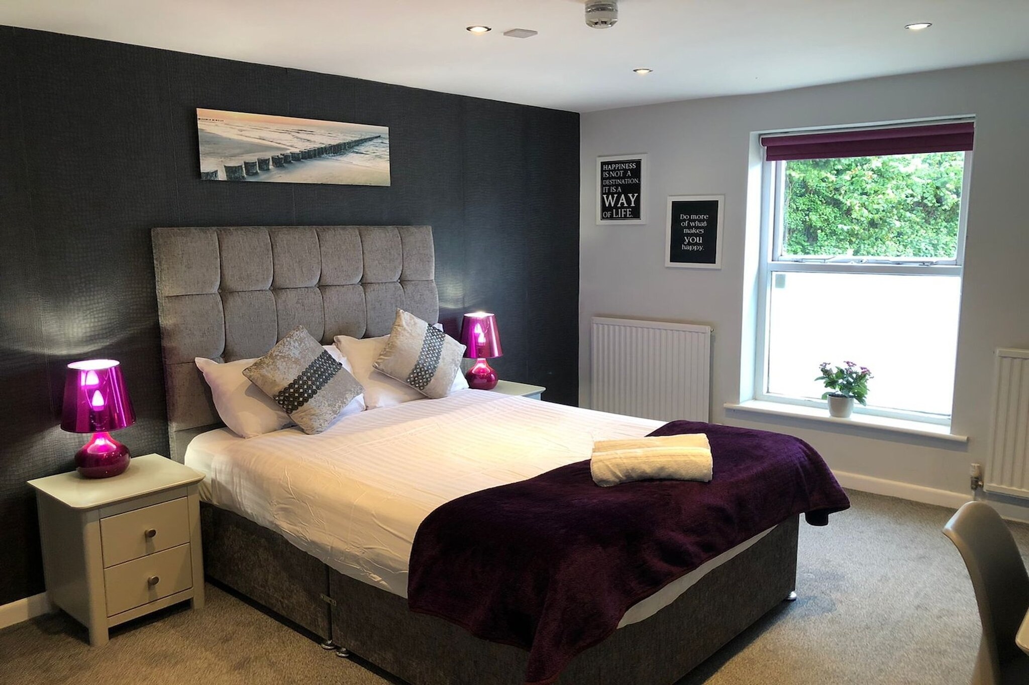 Deluxe Double Room-Schlafzimmer