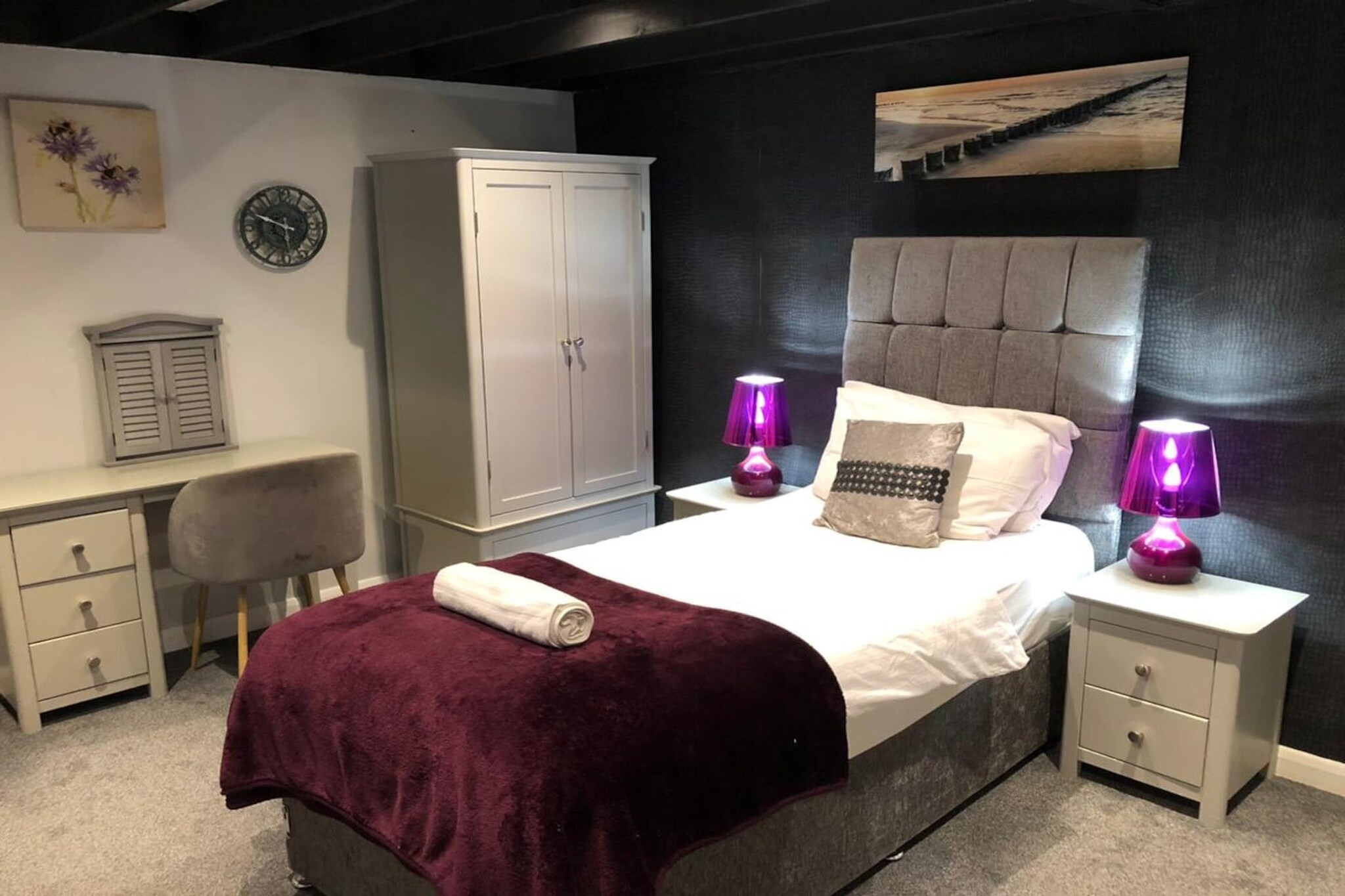 Deluxe Double Room-Schlafzimmer