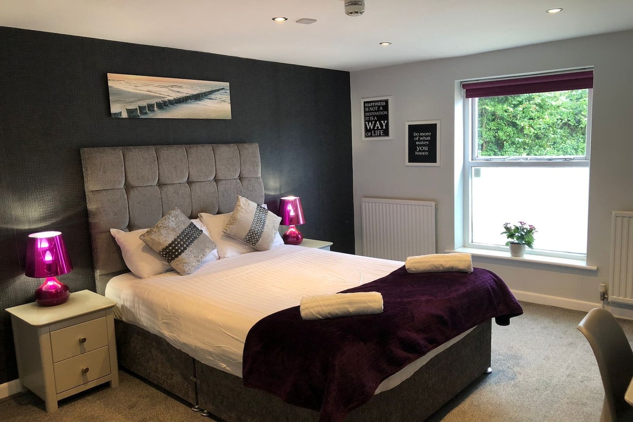 Deluxe Double Room-Schlafzimmer
