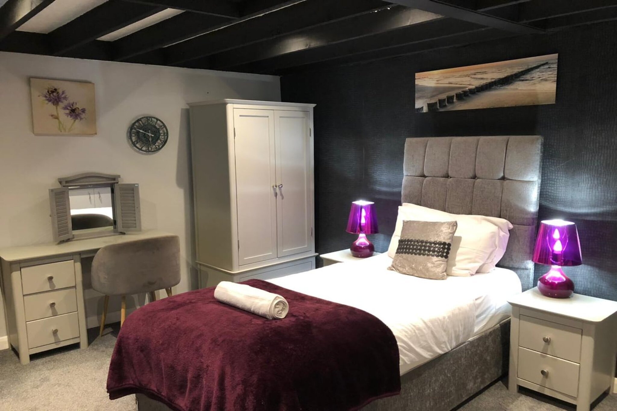 Deluxe Double Room-Schlafzimmer