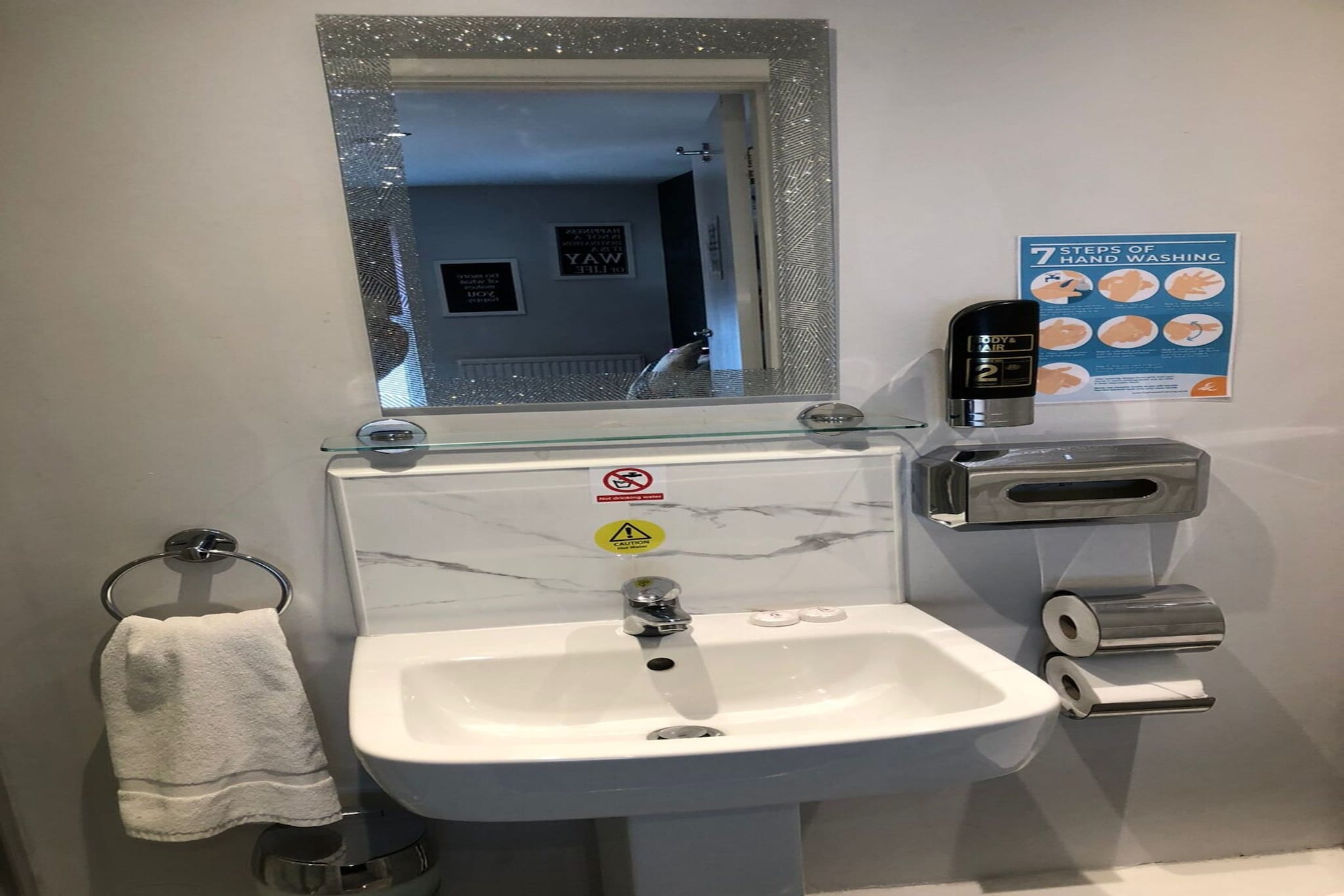Deluxe Double Room-Badezimmer