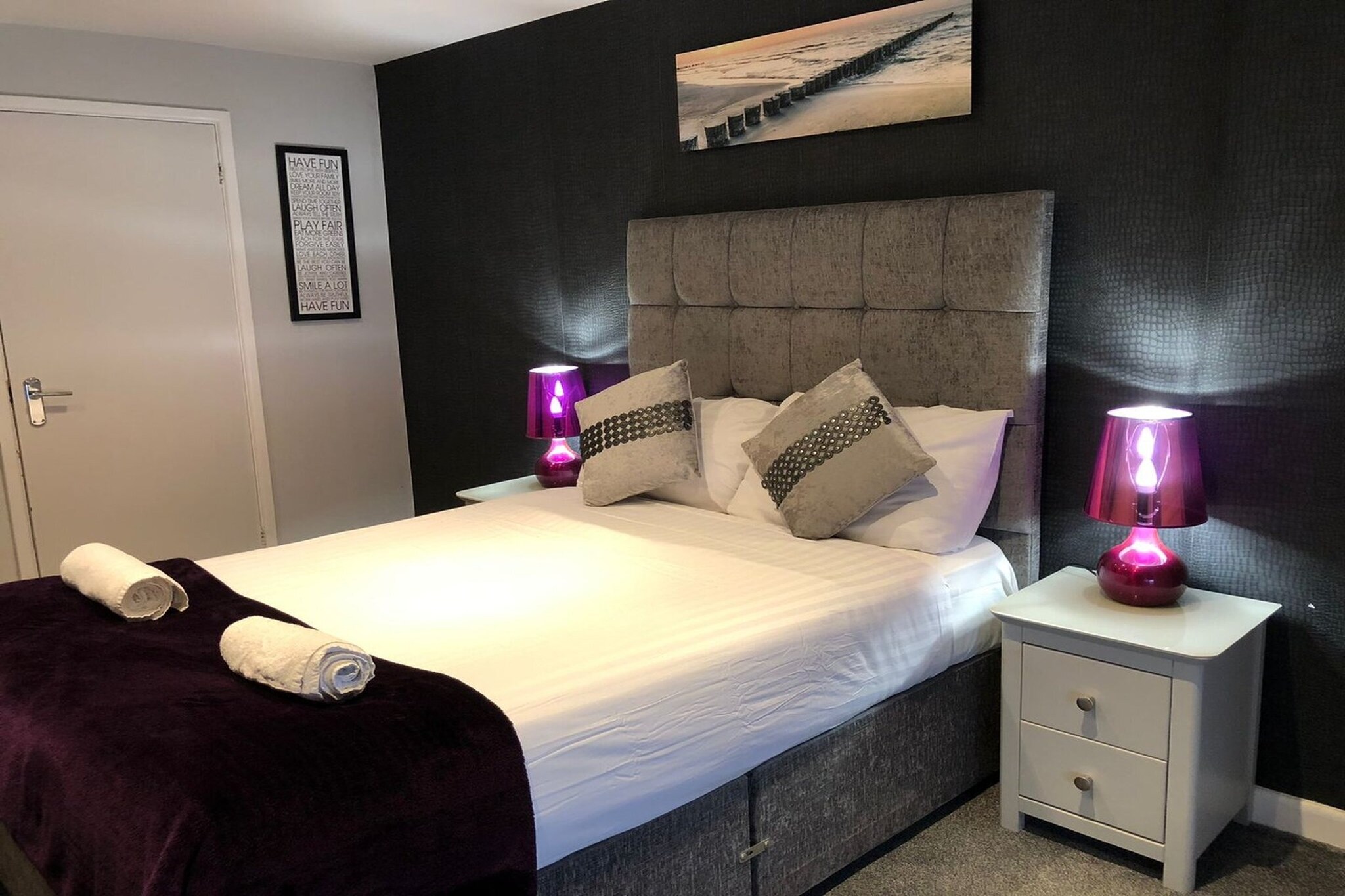 Deluxe Double Room-Schlafzimmer