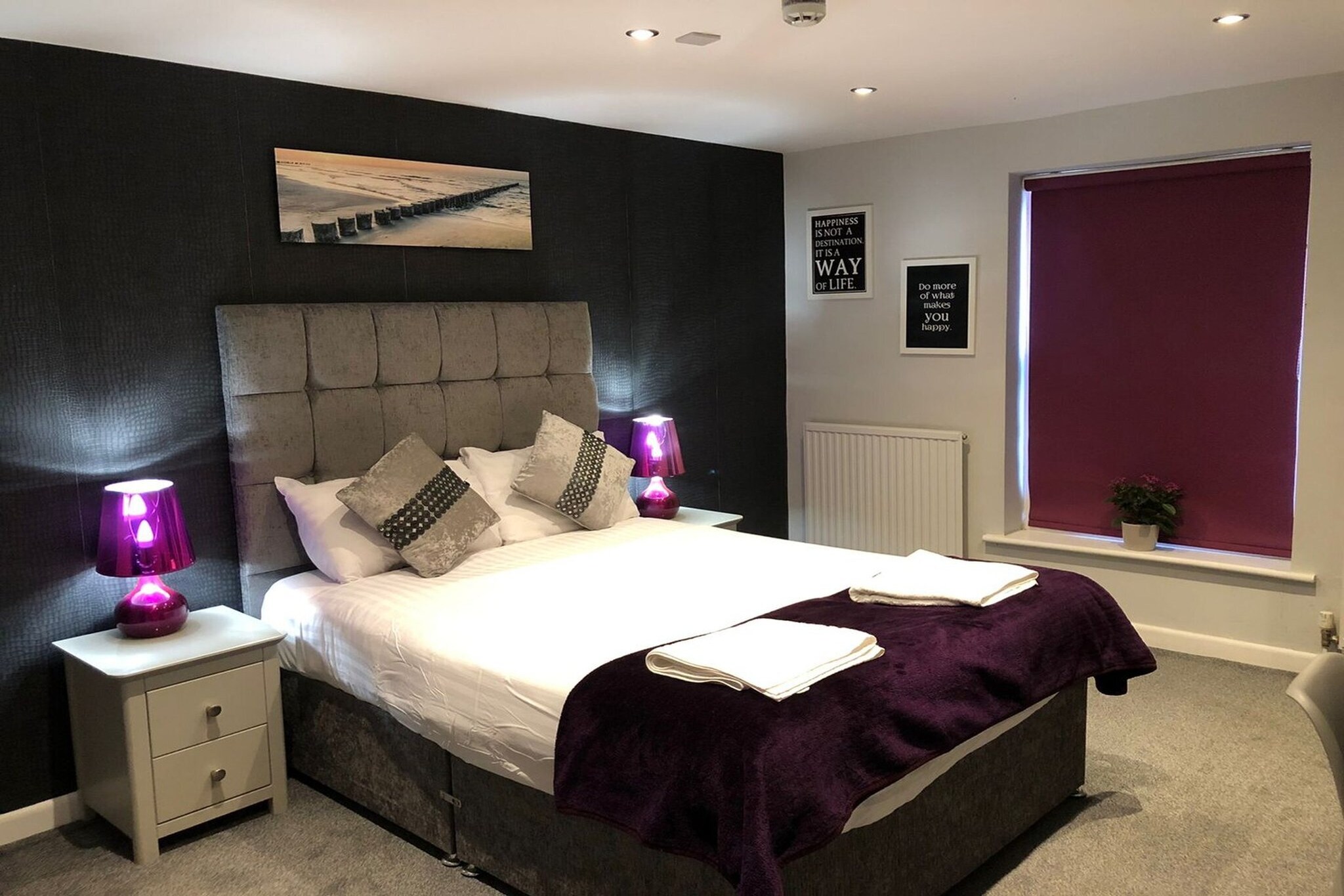 Deluxe Double Room-Schlafzimmer