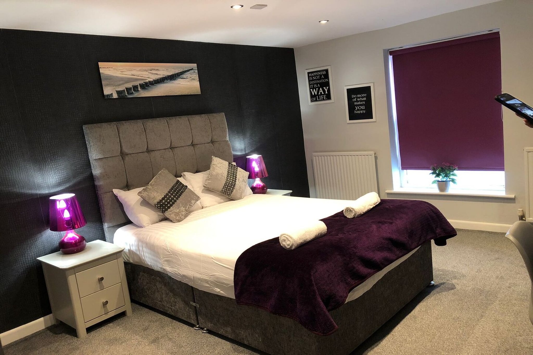 Deluxe Double Room-Schlafzimmer