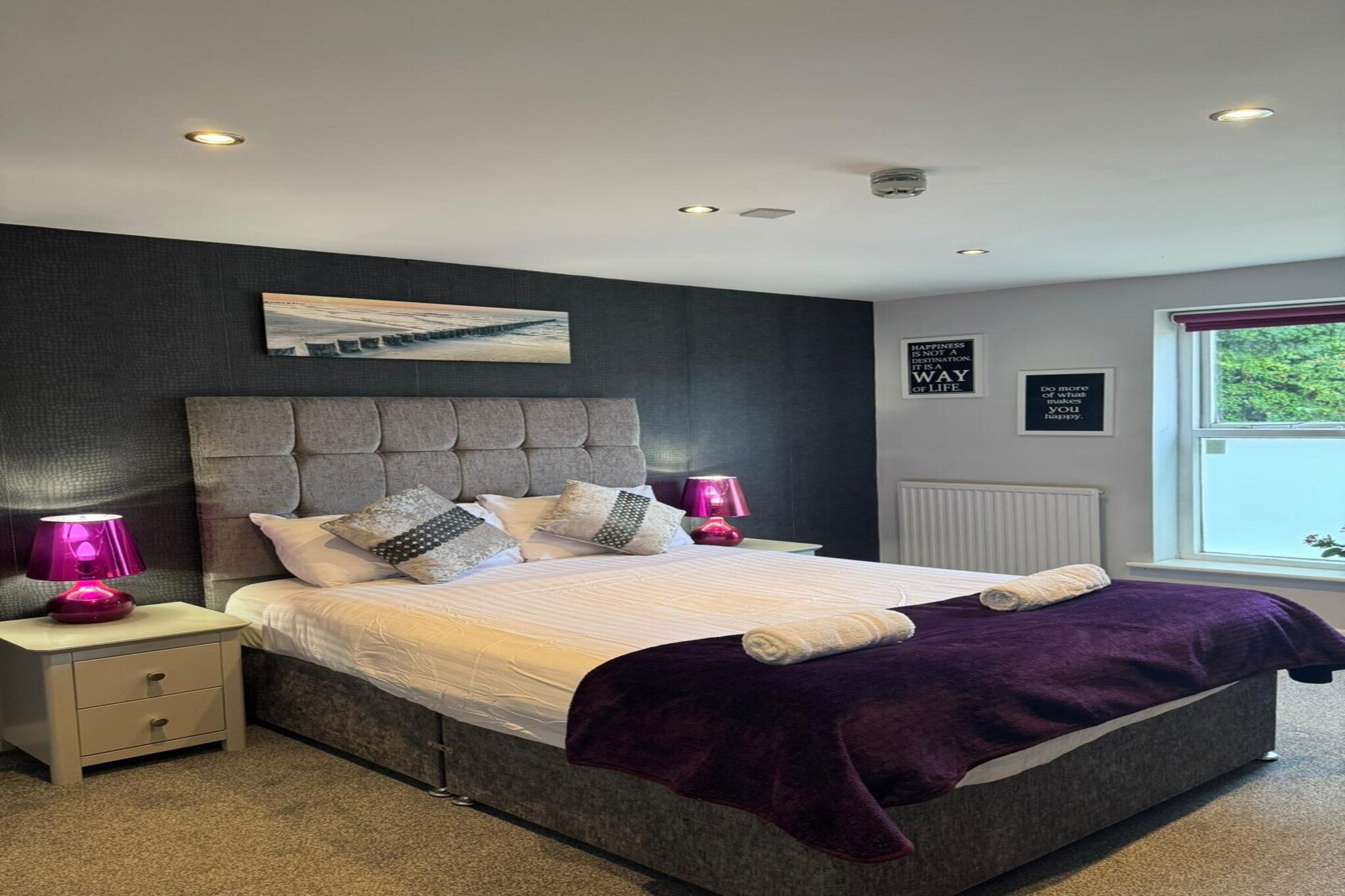 Deluxe Double Room-Schlafzimmer