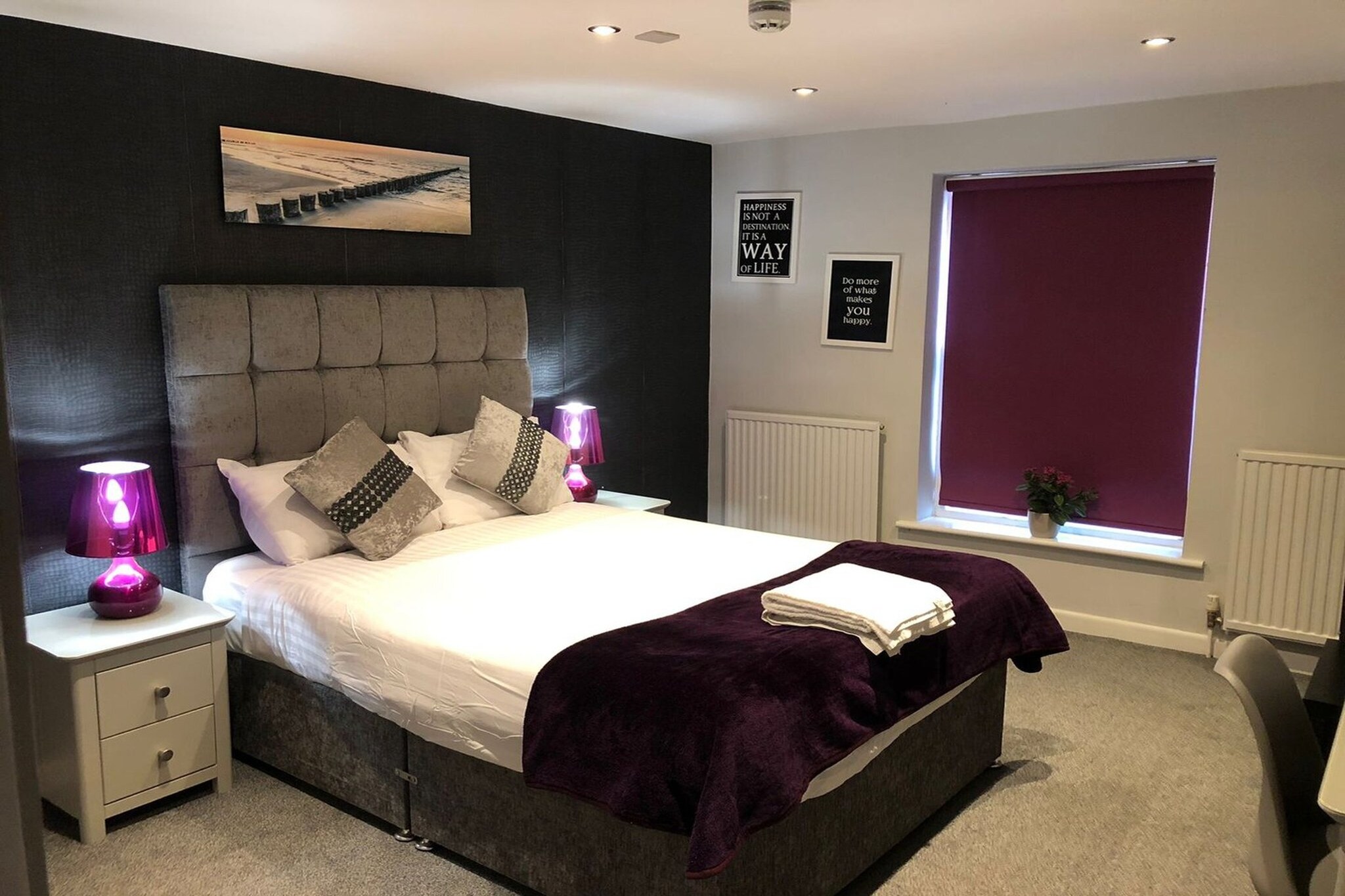 Deluxe Double Room-Schlafzimmer