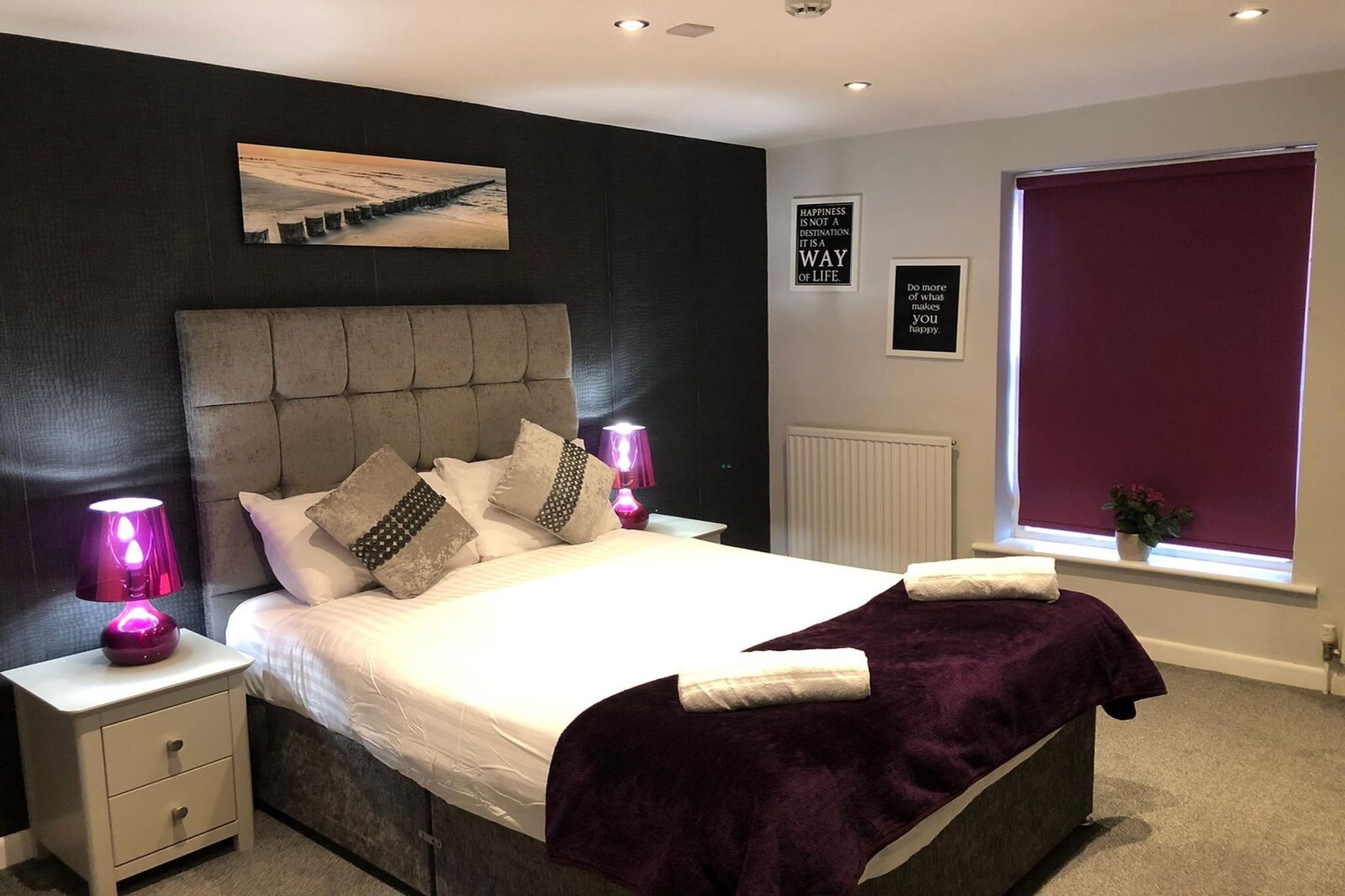 Deluxe Double Room-Schlafzimmer