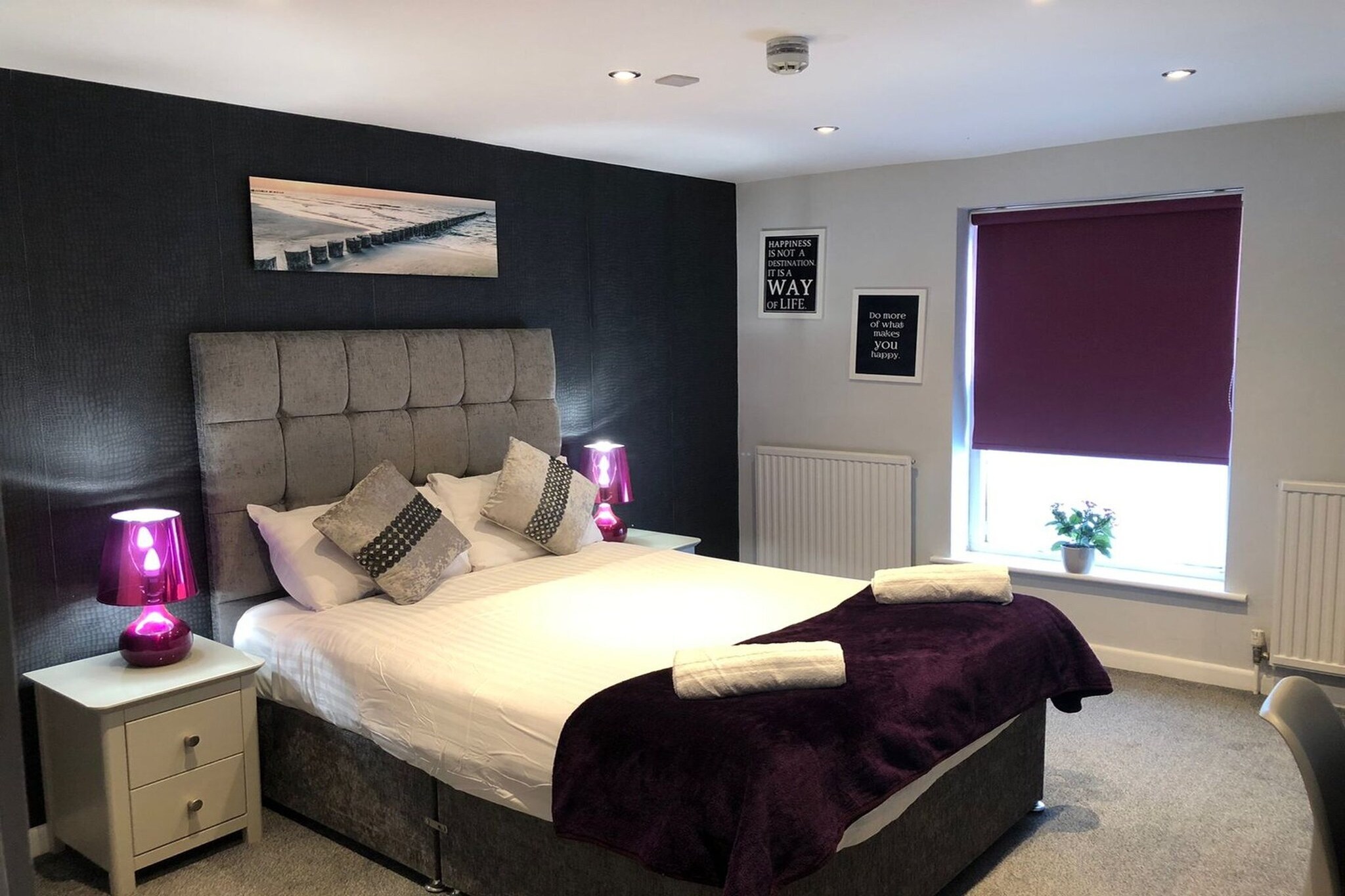 Deluxe Double Room-Schlafzimmer