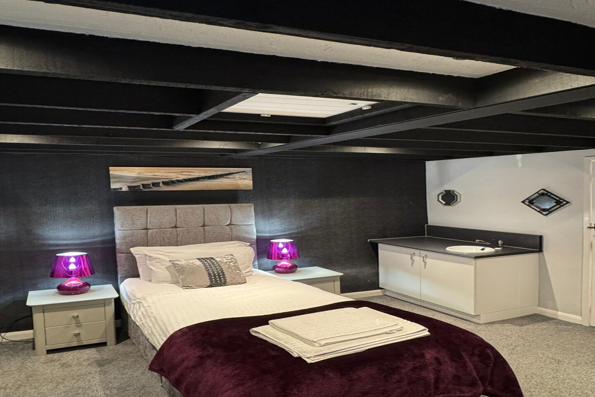 Deluxe Double Room-Schlafzimmer