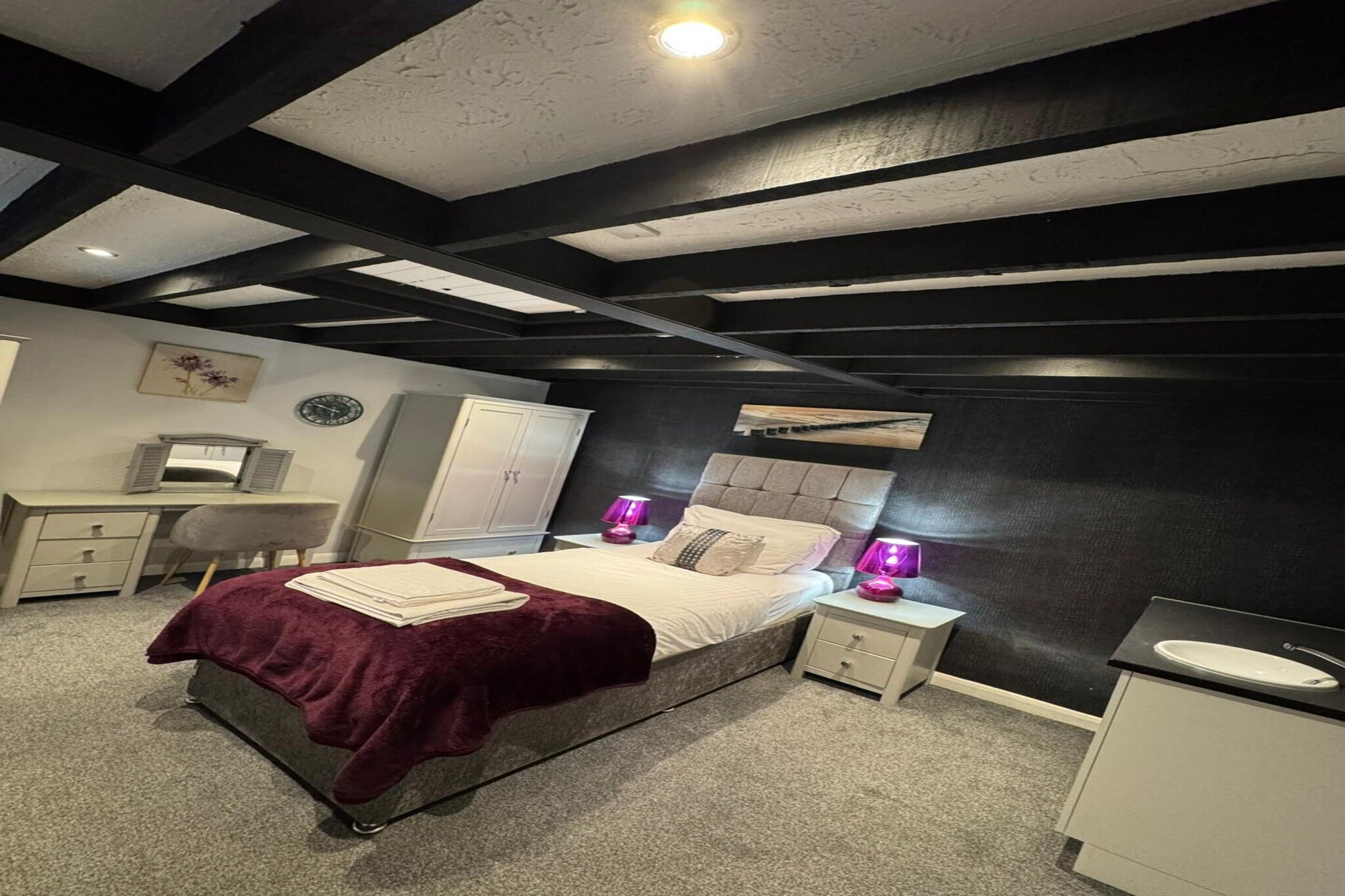 Deluxe Double Room-Schlafzimmer