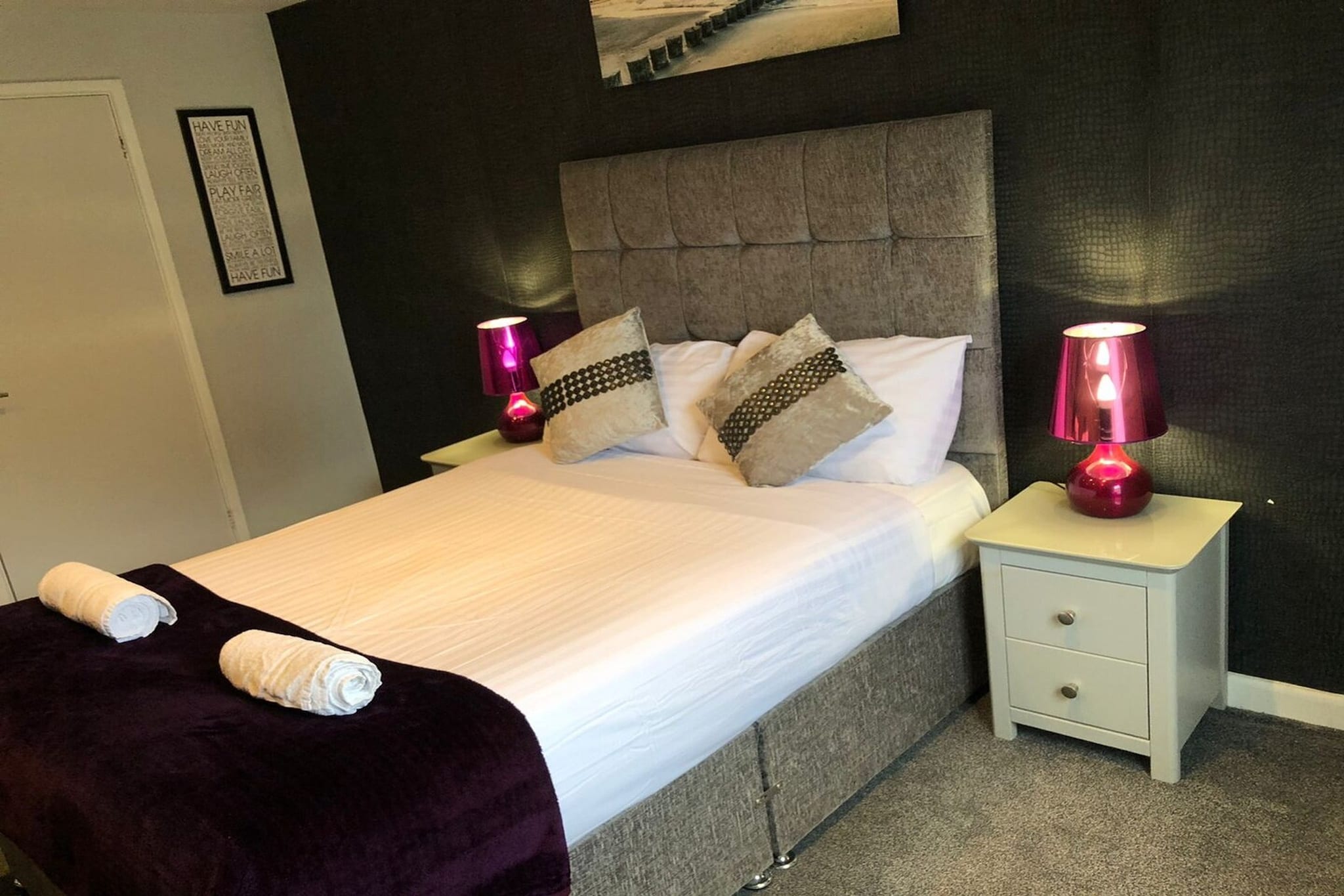 Deluxe Double Room-Schlafzimmer