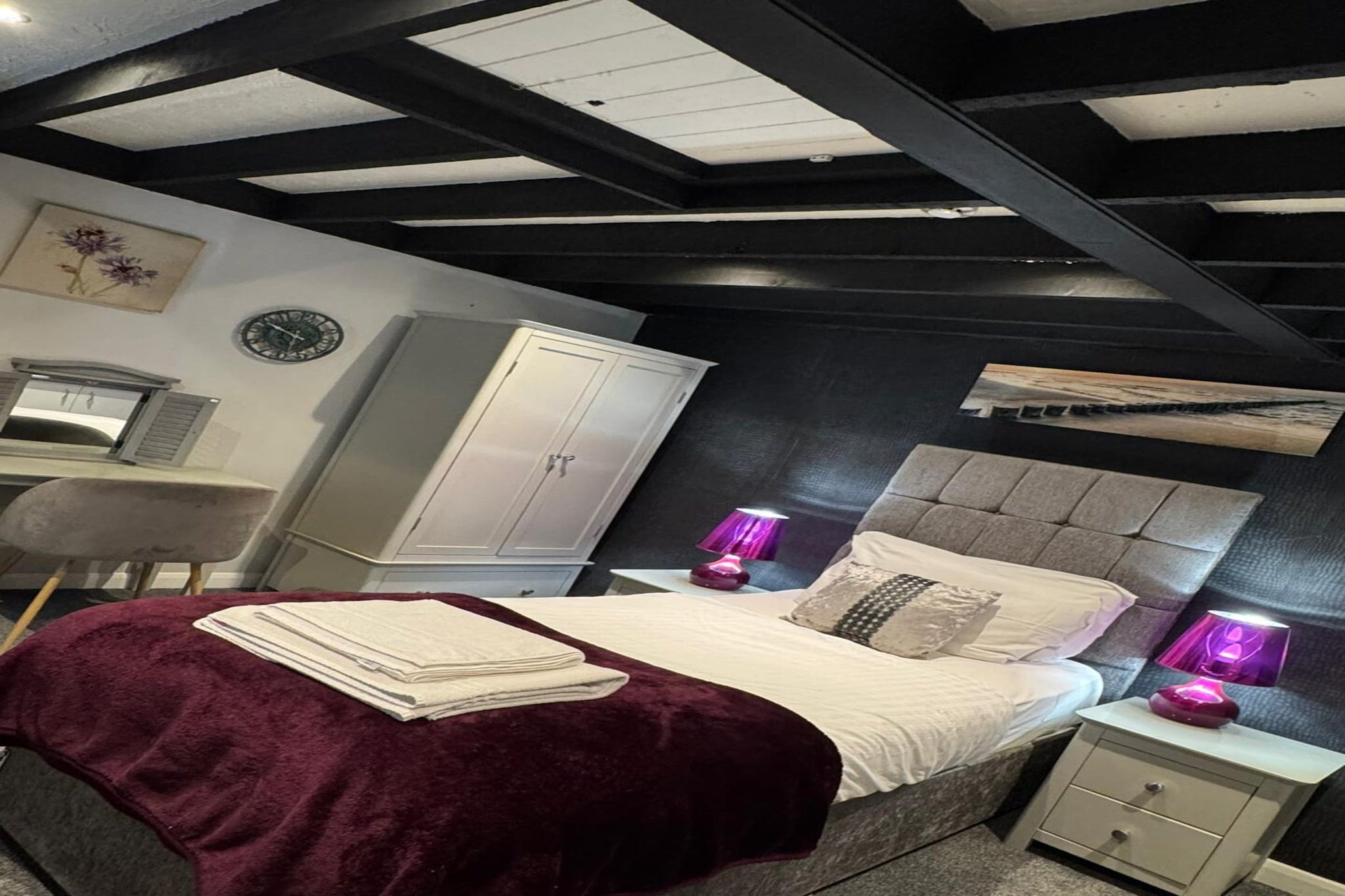 Deluxe Double Room-Schlafzimmer