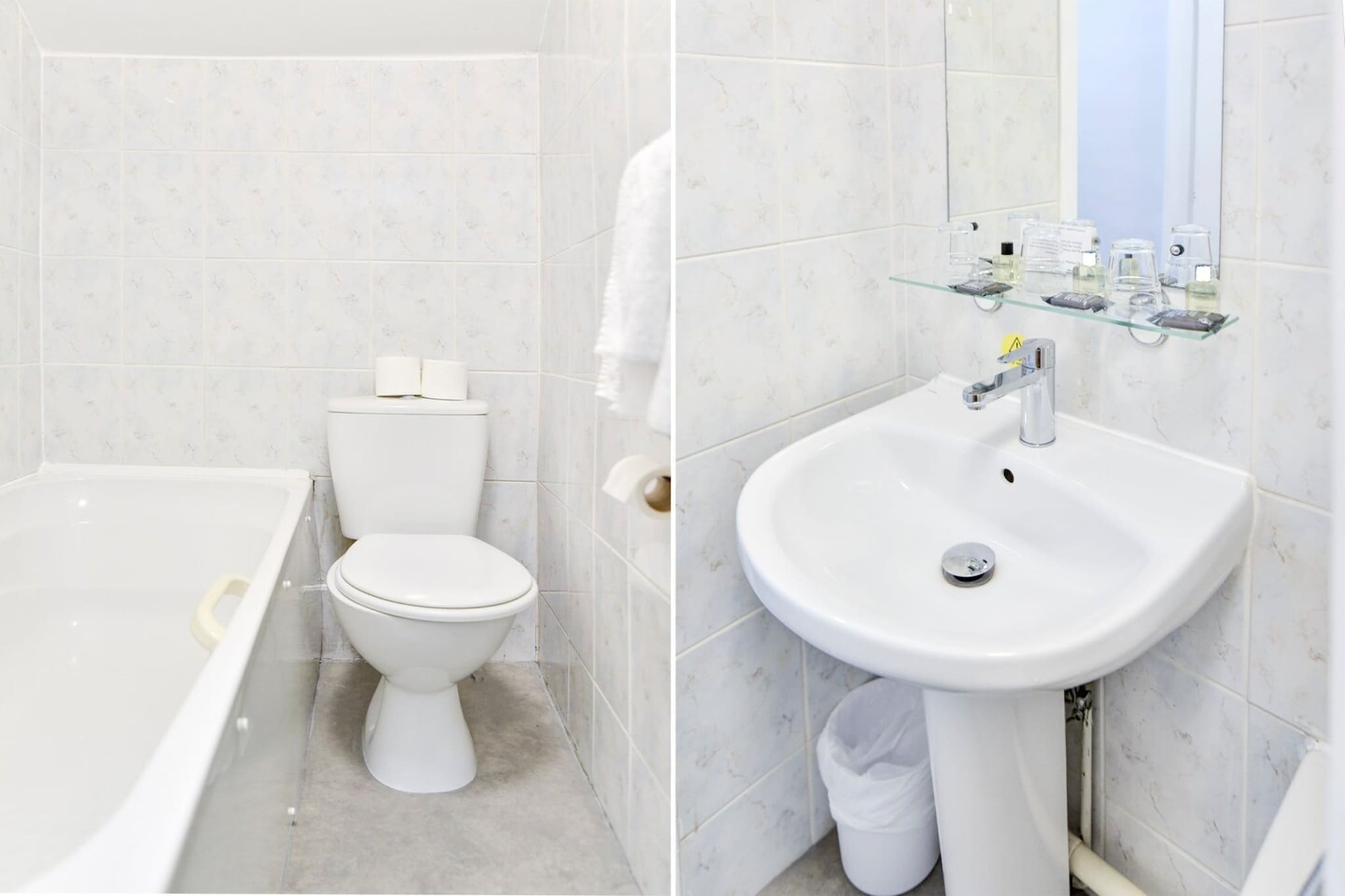 Standard Double Room-Badkamer