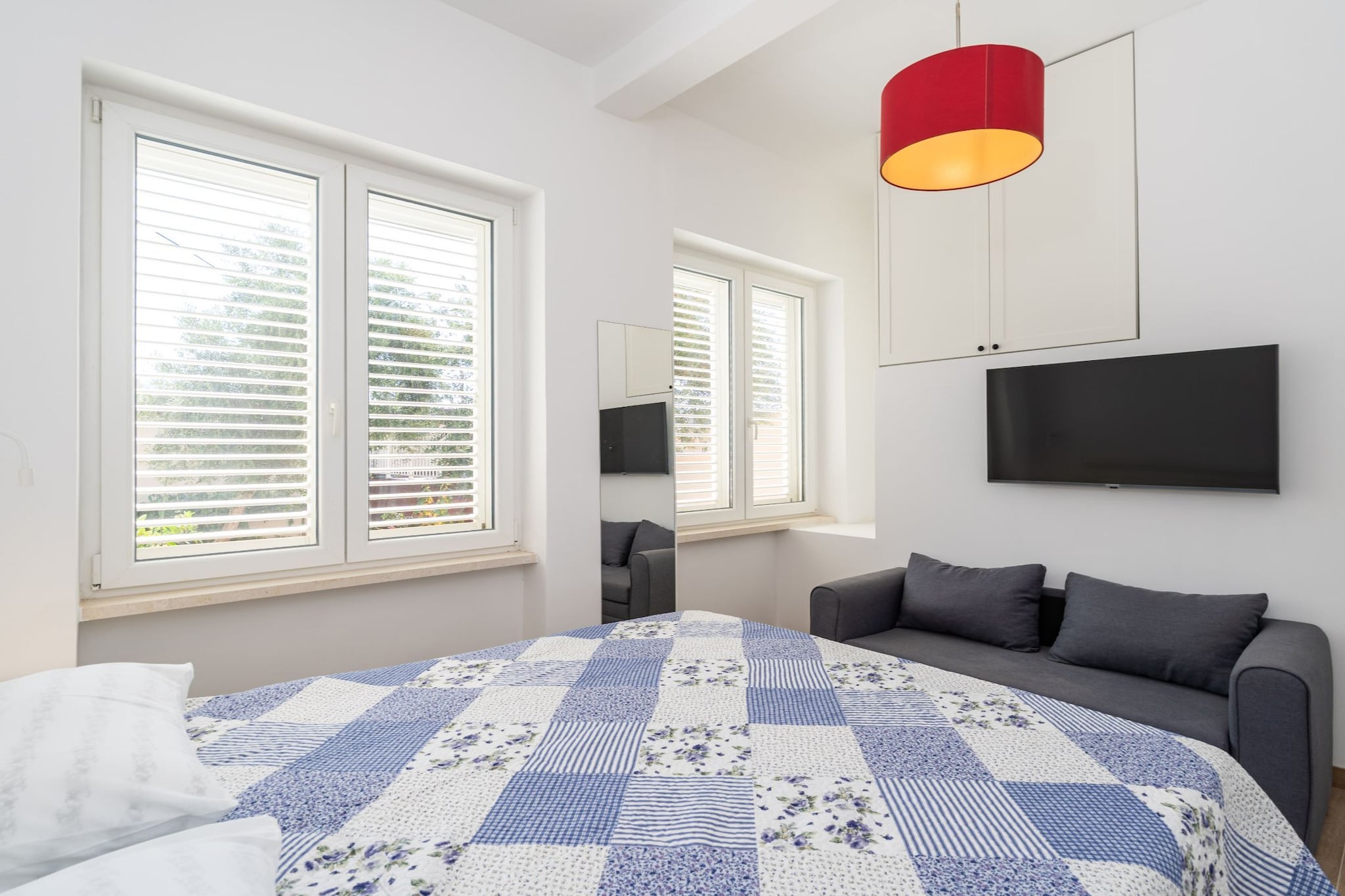 Apartment Nikolica - Two Bedroom Apartment with Terrace-Slaapkamer