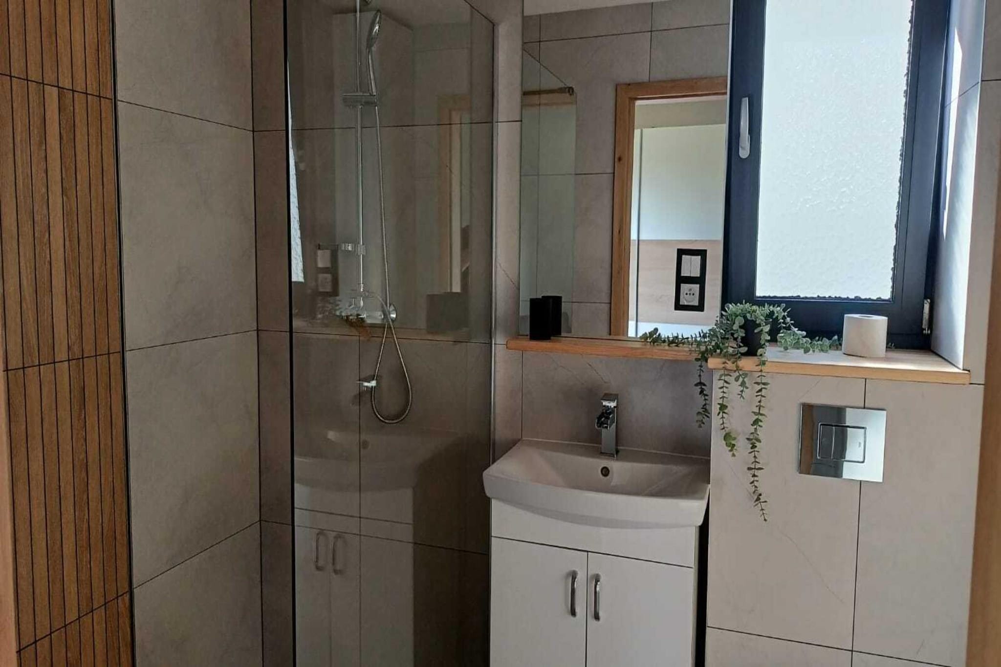 Nowy dom wakacyjny dla 7 osób Lędzin - Salle de bain