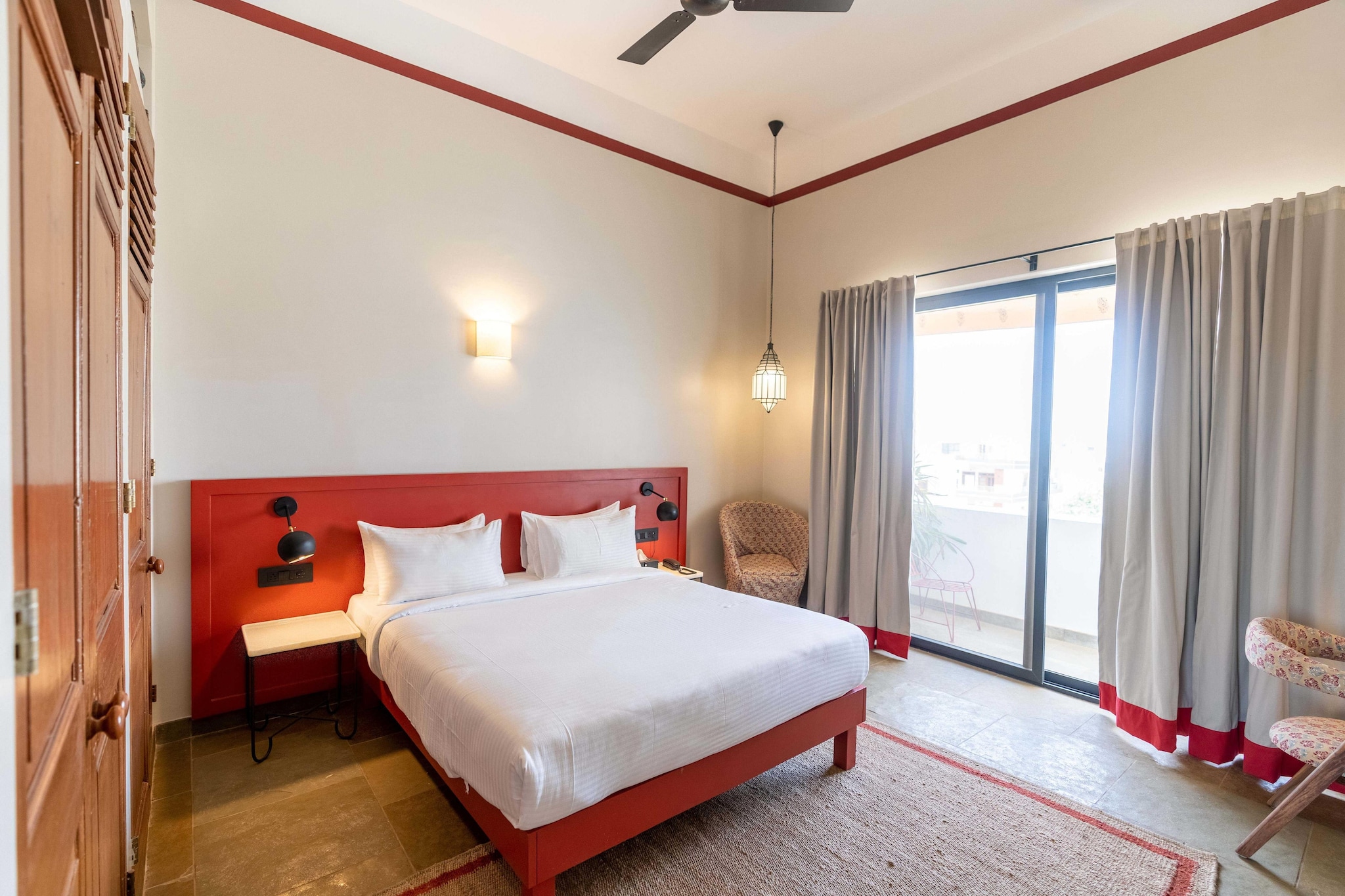 Comfortable Accommodations: House of Jasol by DanCenter in Jaipur offers 4-star comfort with free WiFi, air-conditioning, private bathrooms, and modern amenities.
Convenient Facilities: Guests enjoy a lounge, 24-hour front desk, shared kitchen, housekeeping, business area, family rooms, room service, and luggage storage.
Prime Location: Located 18 km from Jaipur International Airport, the hotel is near Jaipur Railway Station (10 km), City Palace (12 km), and other attractions.
Highly Rated by Guests: Guests appreciate the excellent service and facilities, ensuring a pleasant stay.
Unmarried couples are warmly welcome at this property.
Guests with local ID proof are warmly welcome.
Apologies, but we are currently unable to host foreign nationals at this property.
Early Check-In Policy: A full day’s room rate will be charged for check-ins before 6:00 AM. Complimentary early check-in is available between 6:00 AM and 10:00 AM, subject to room availability.