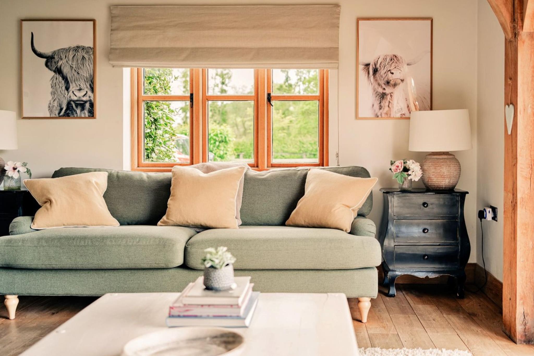 Windfall Cottage - Woonkamer