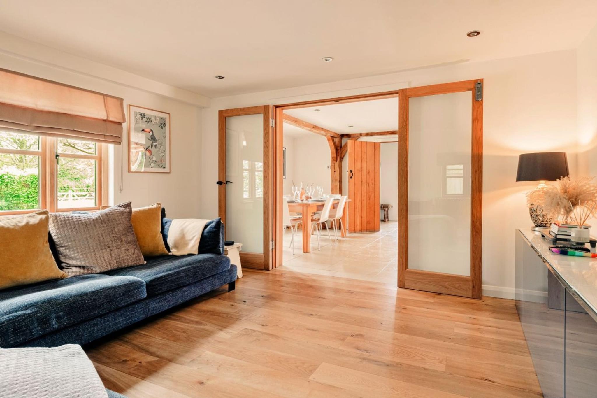 Windfall Cottage - Woonkamer