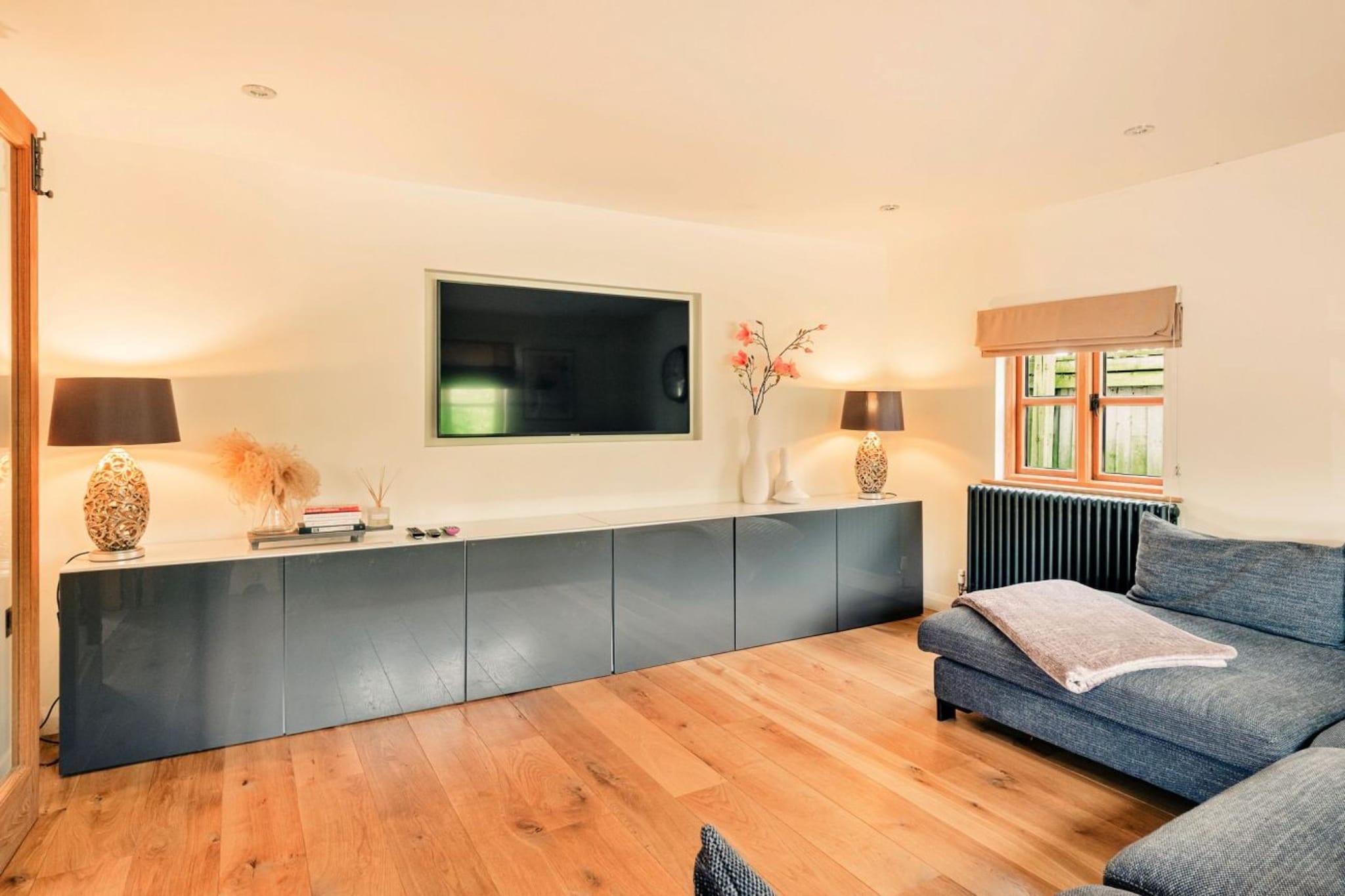 Windfall Cottage - Woonkamer