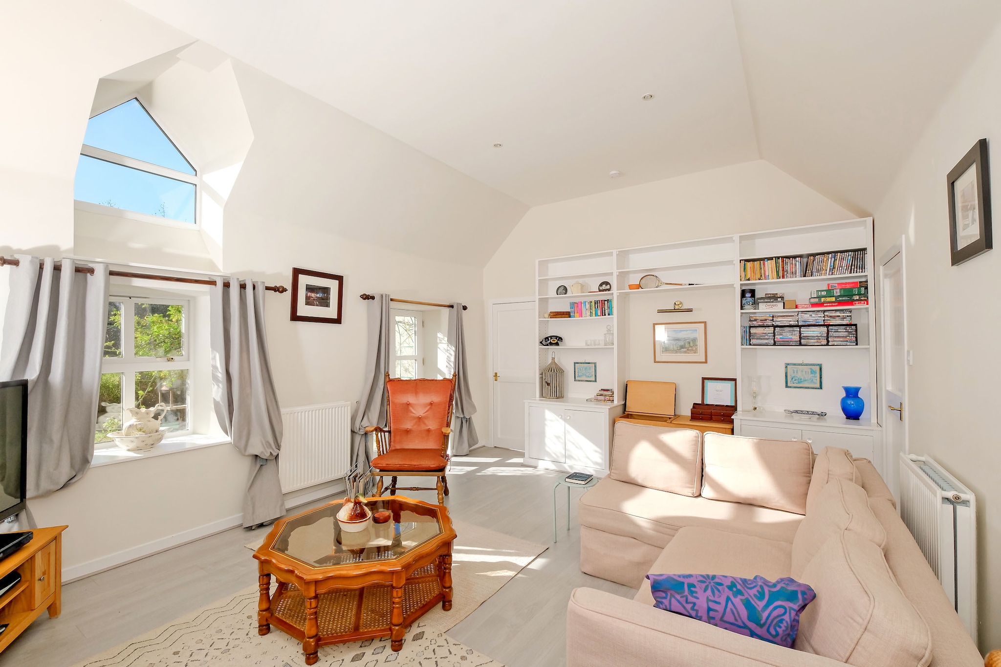 Corrennie School Cottage - Woonkamer