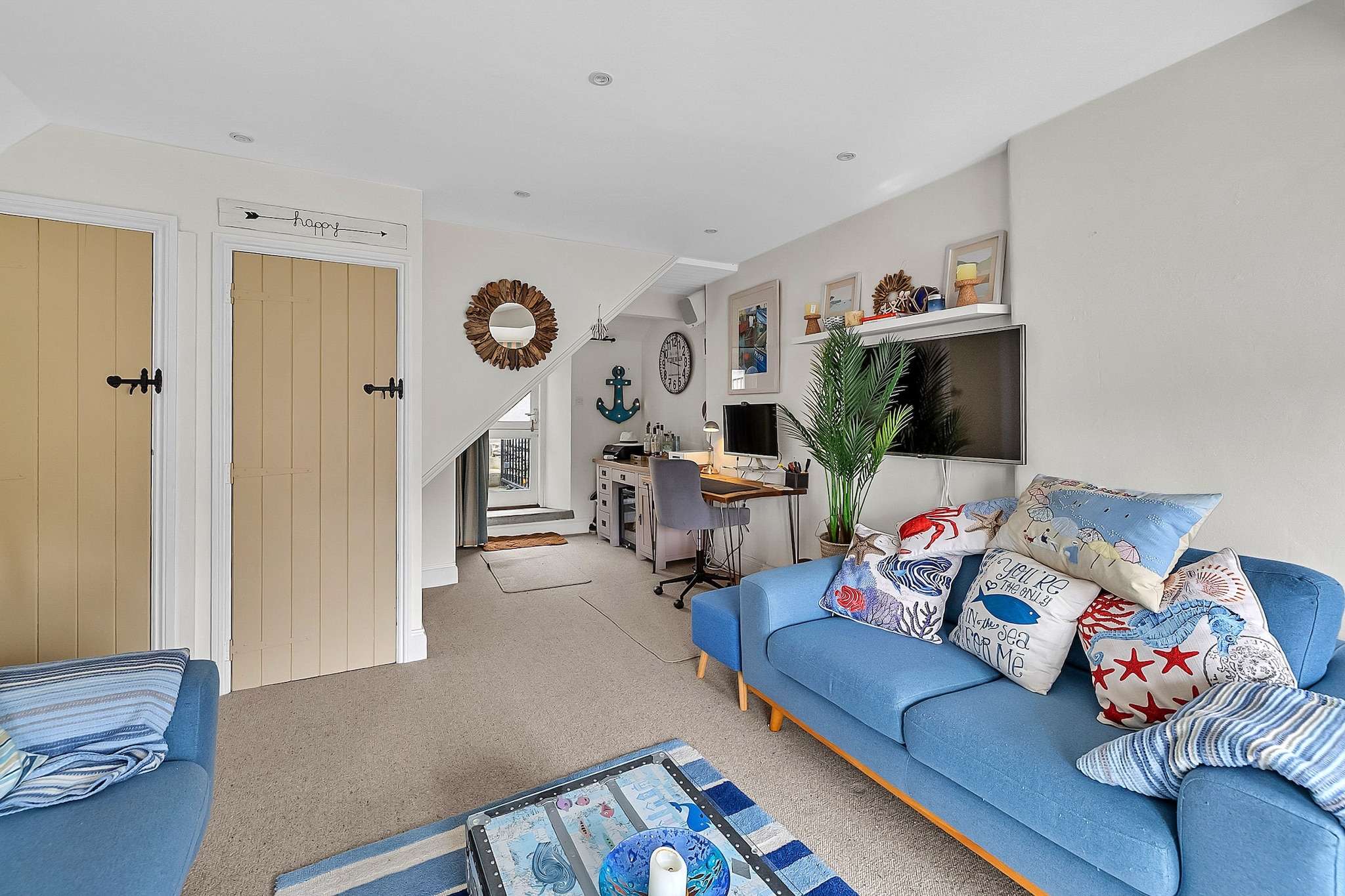 Garden Cottage in Fowey - Living room