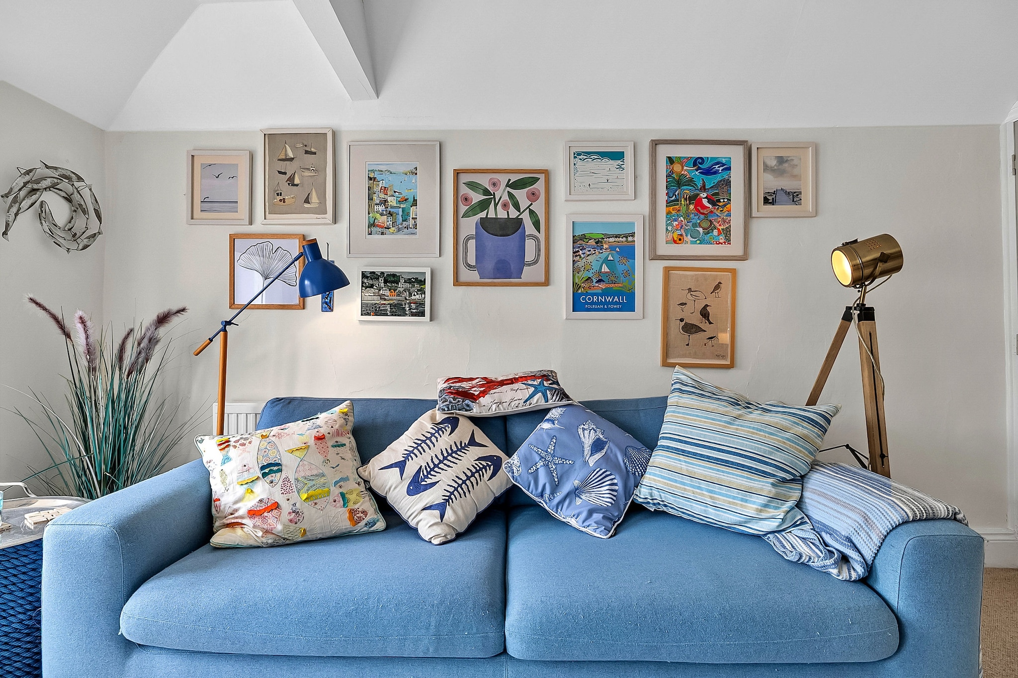Garden Cottage in Fowey - Living room
