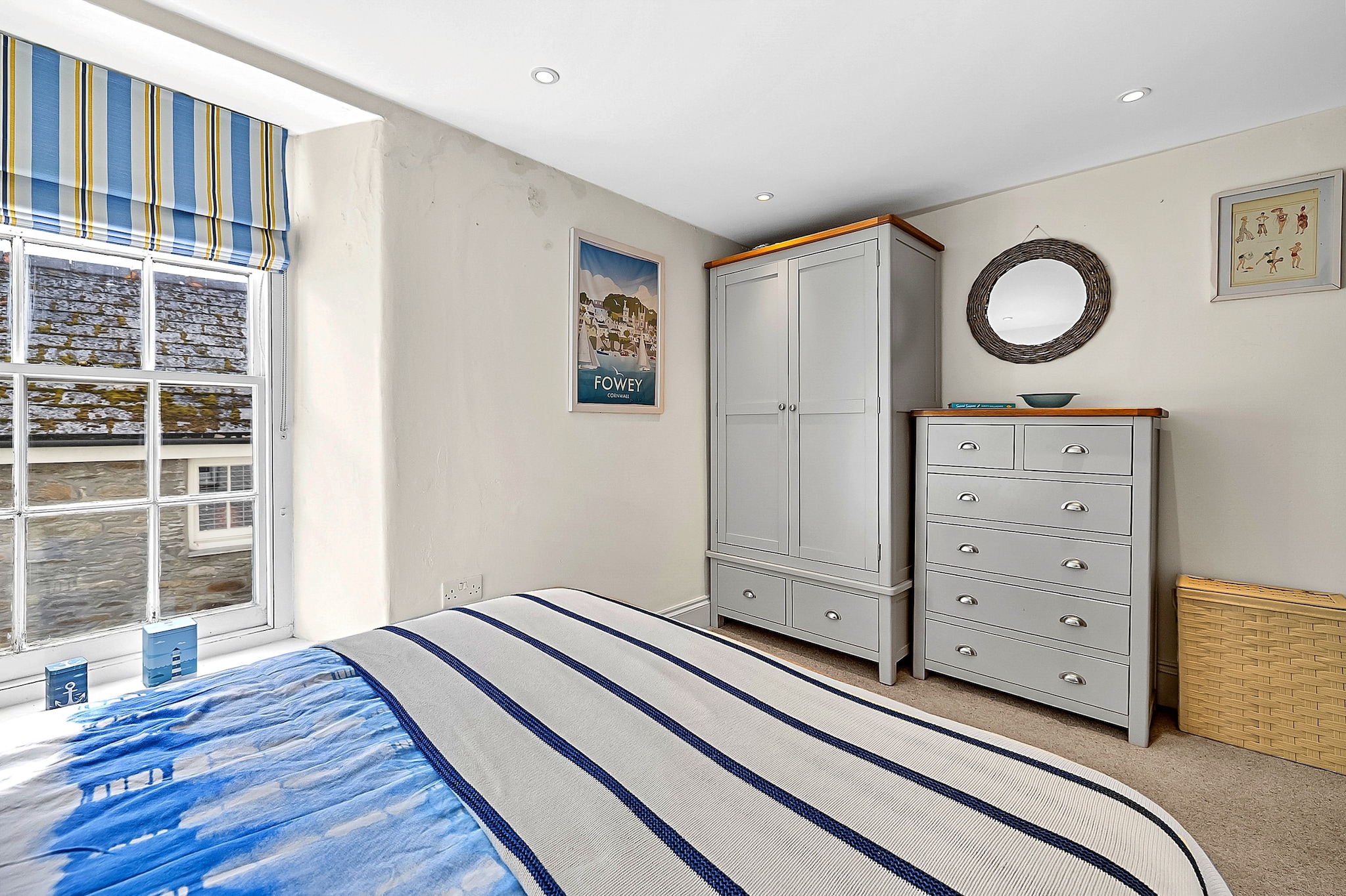 Garden Cottage in Fowey - Bedroom