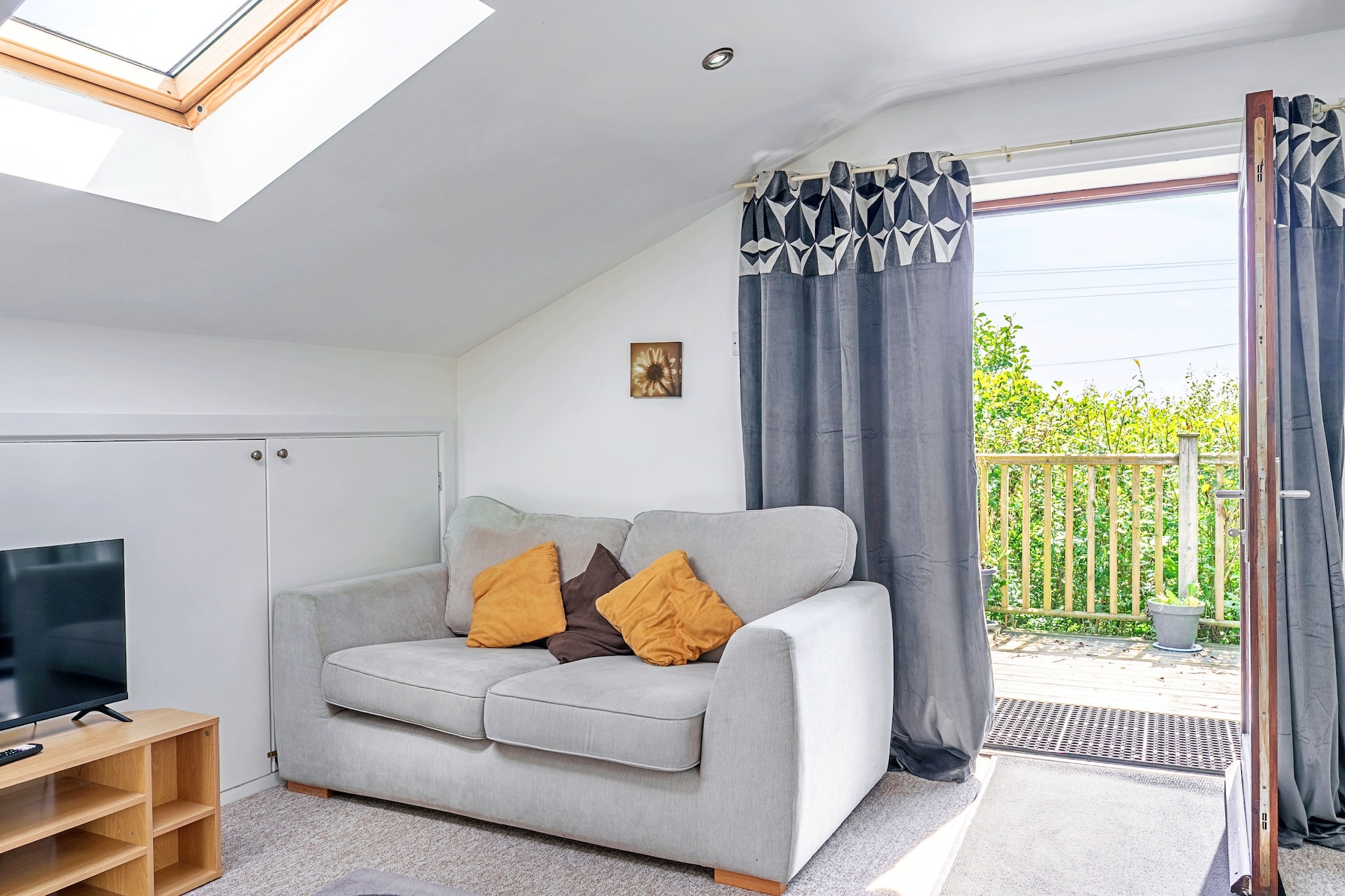 Stable Barn Apartment at Bodmin Moor - Woonkamer