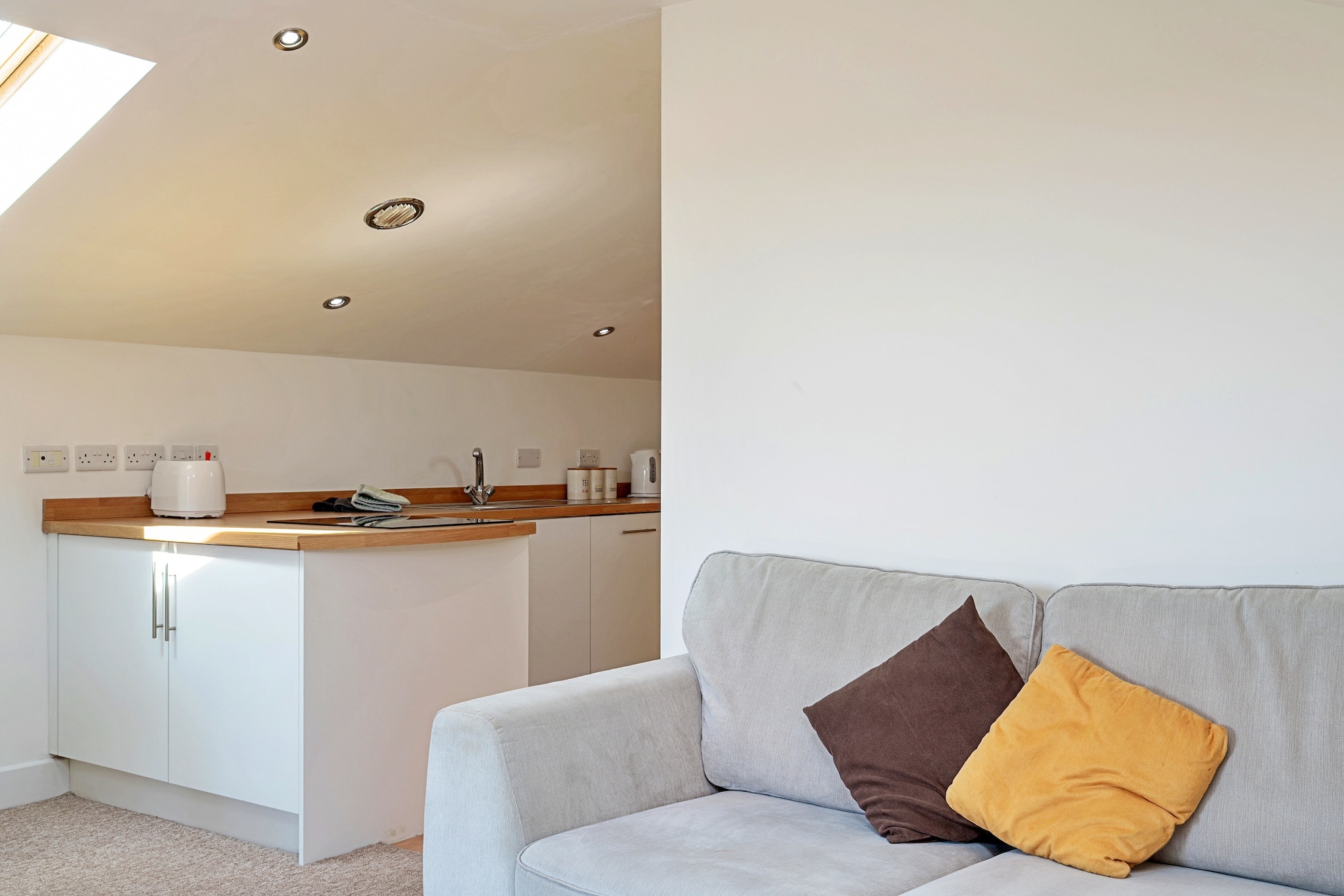 Stable Barn Apartment at Bodmin Moor - Woonkamer