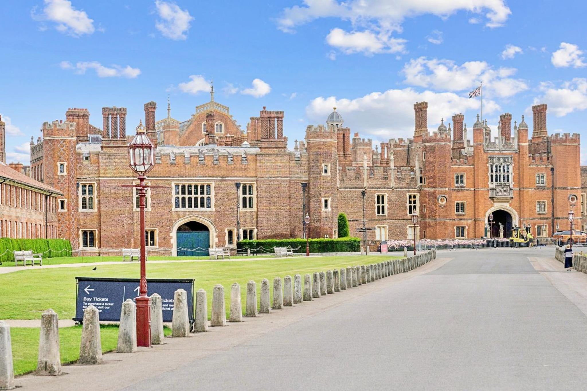 Palace Gate, Hampton Court - Gebieden zomer 1km