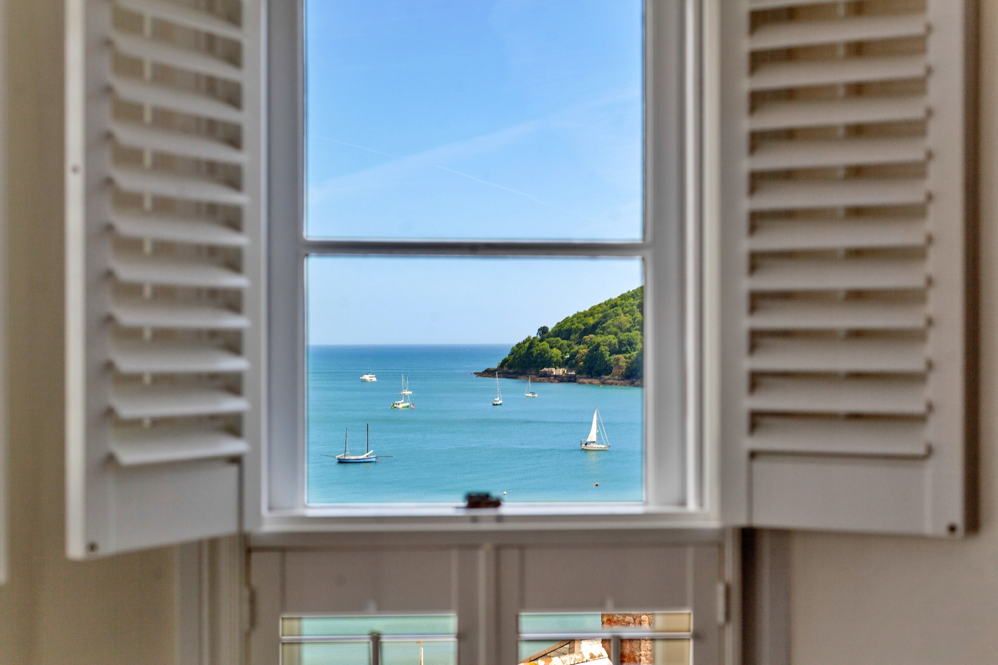 Cliff House, Kingsand - View in summer